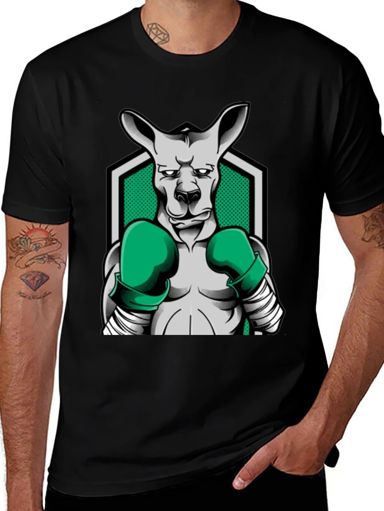 Variant 26 of Kangaroo Boxer T-Shirt
