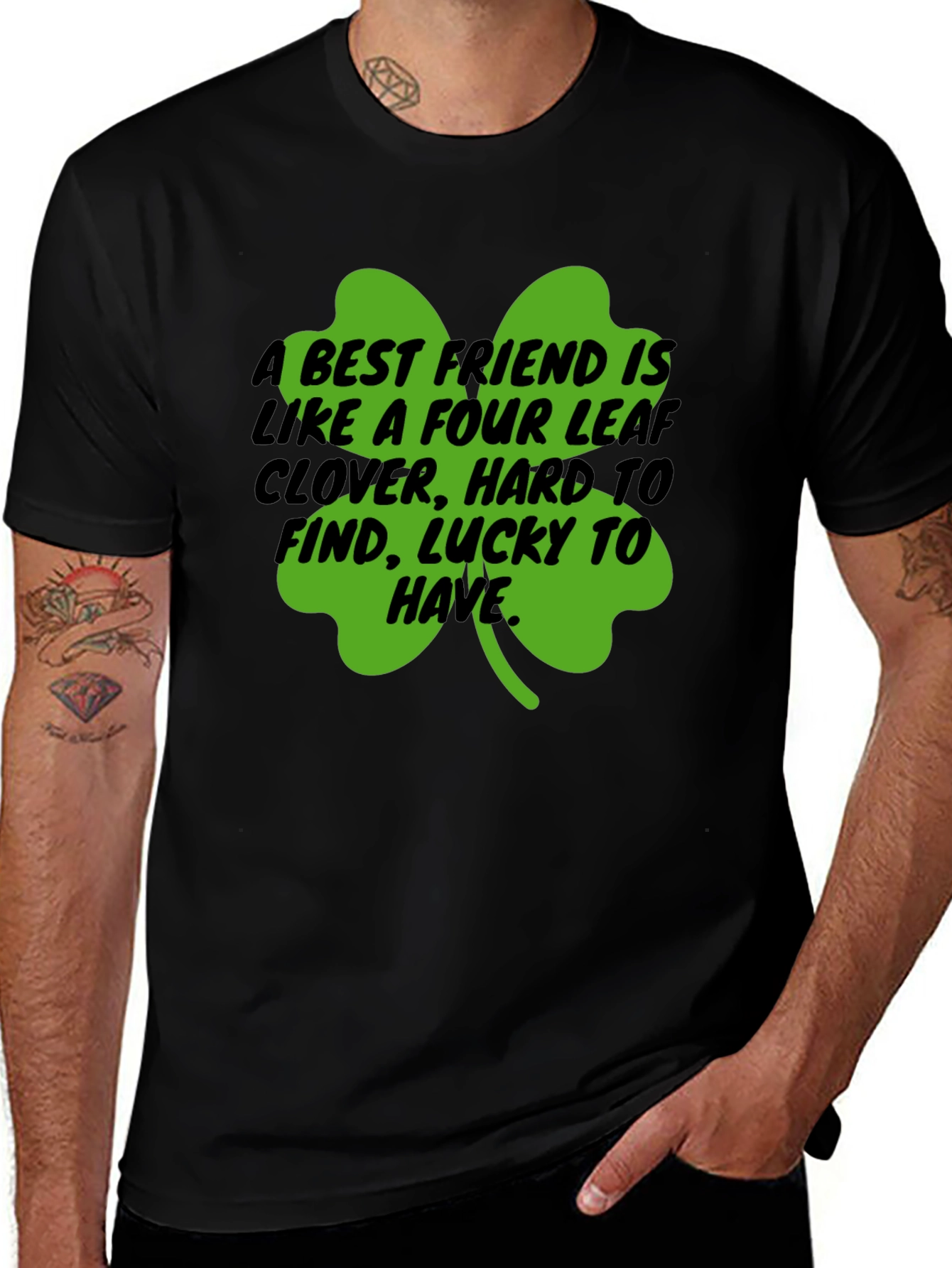 Lucky Four Leaf Clover Best Friend T-Shirt