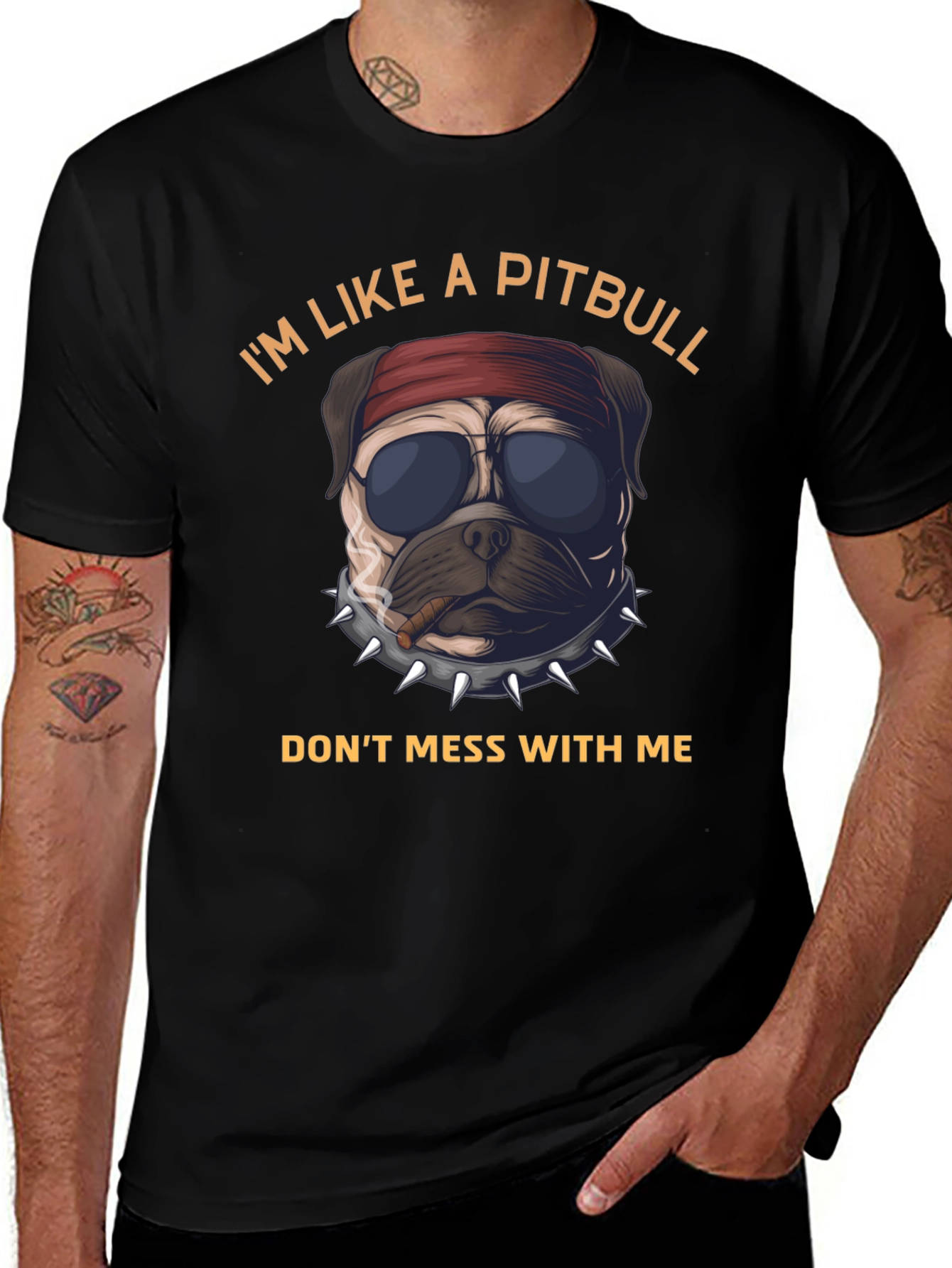 Variant 17 of I'm Like a Pitbull Graphic T-Shirt