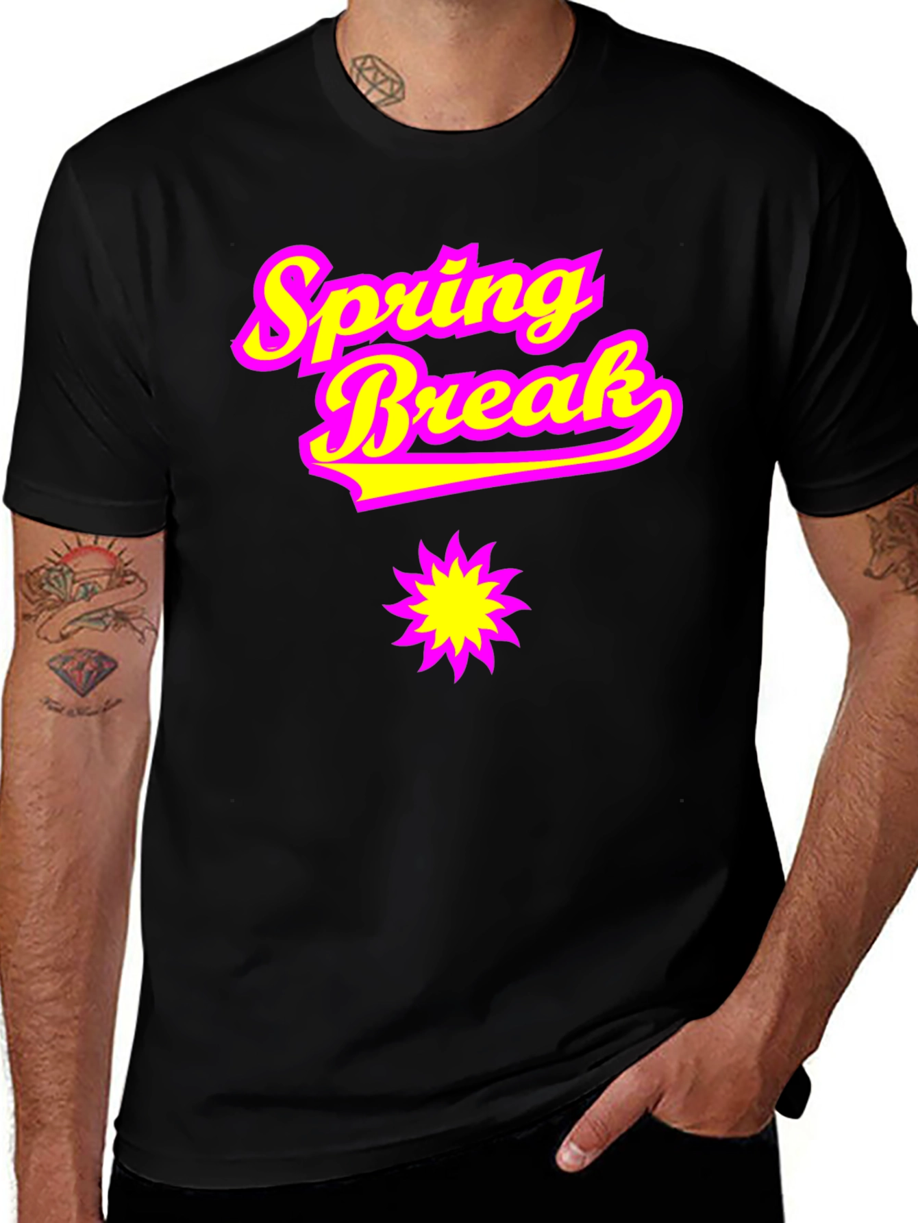 Variant 26 of Spring Break Graphic Tee - Fun Party Shirt