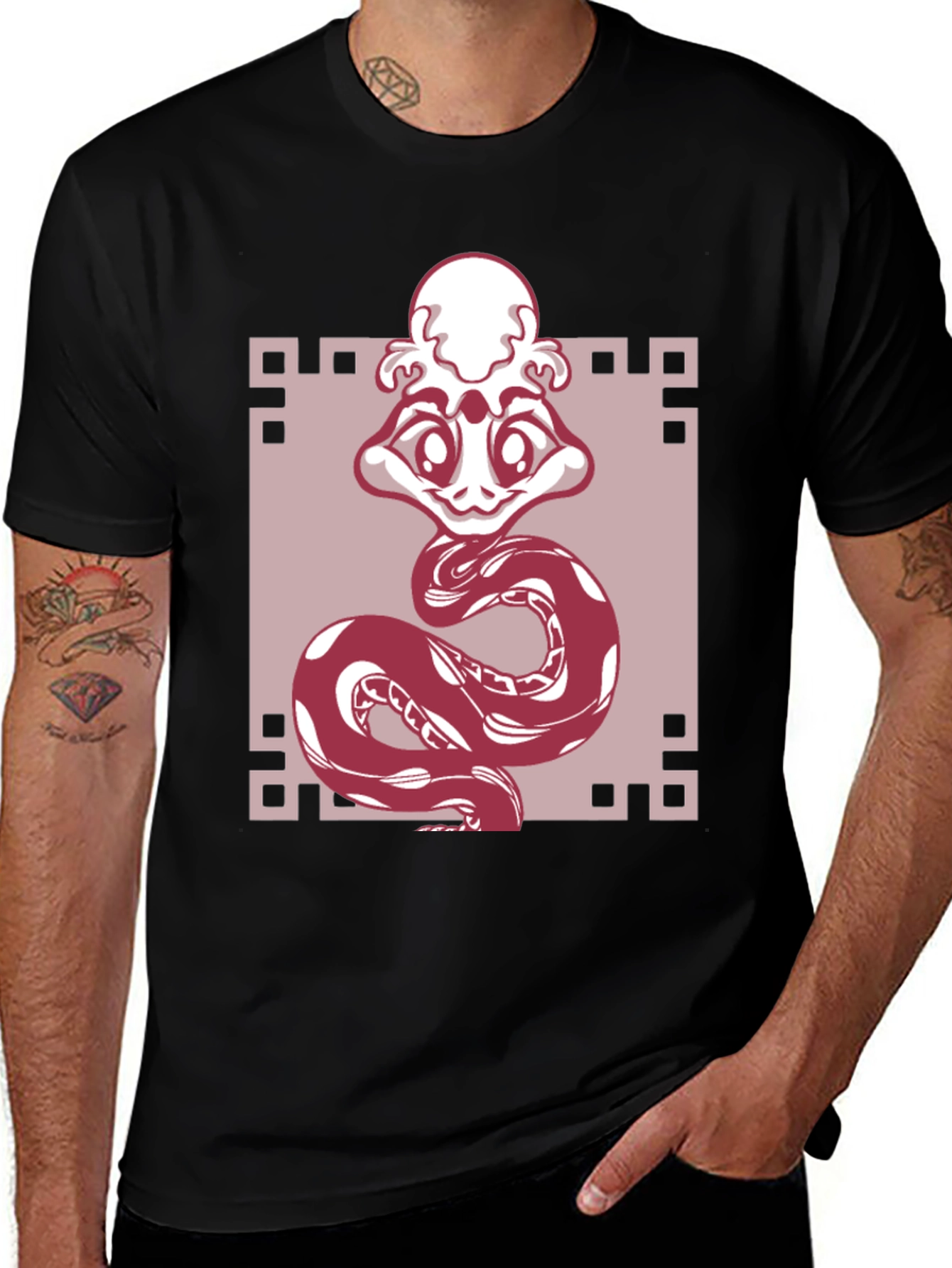 Cool Snake Graphic Tee - Unique Design