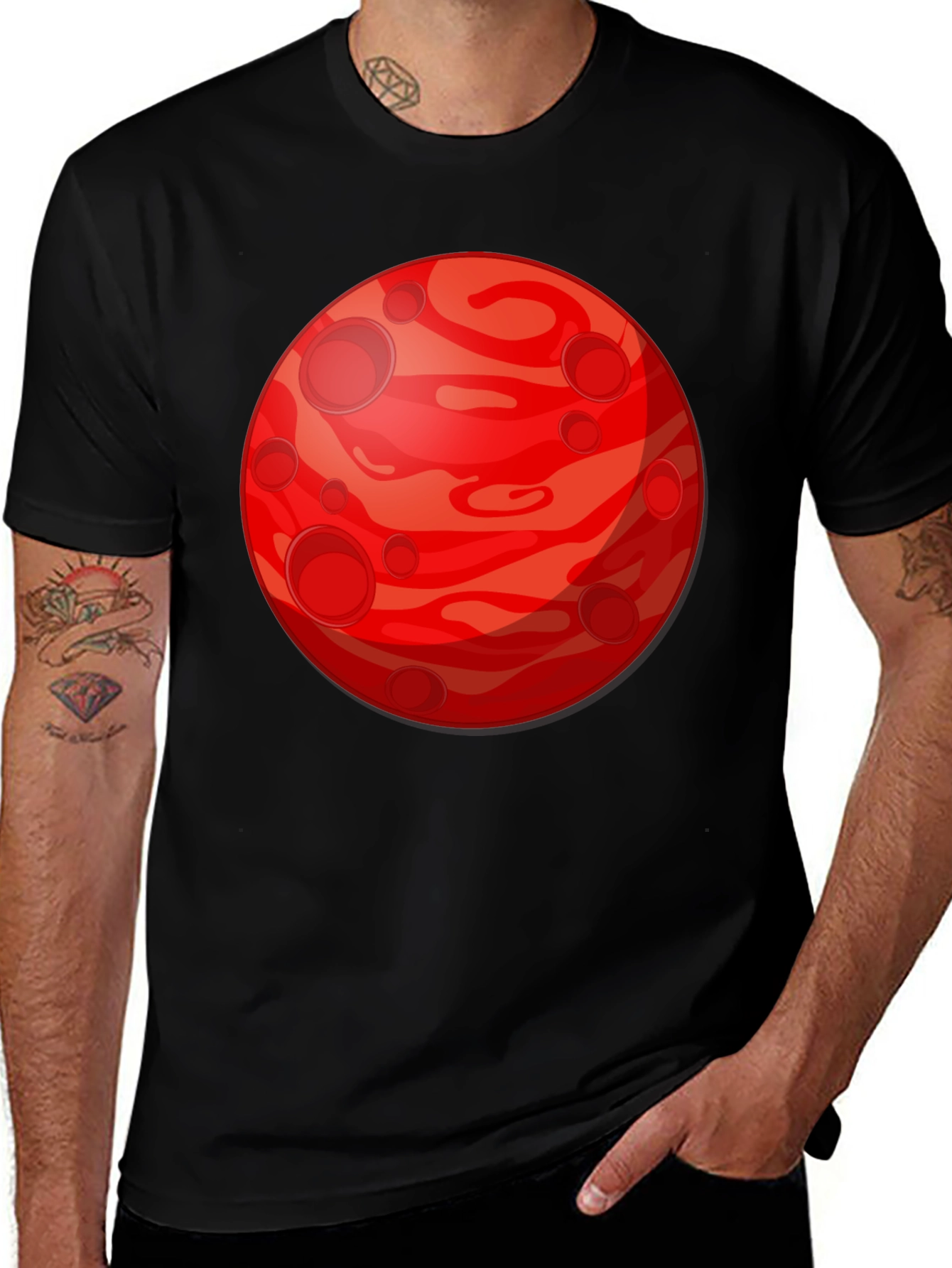 Mars Graphic Tee - Explore the Red Planet
