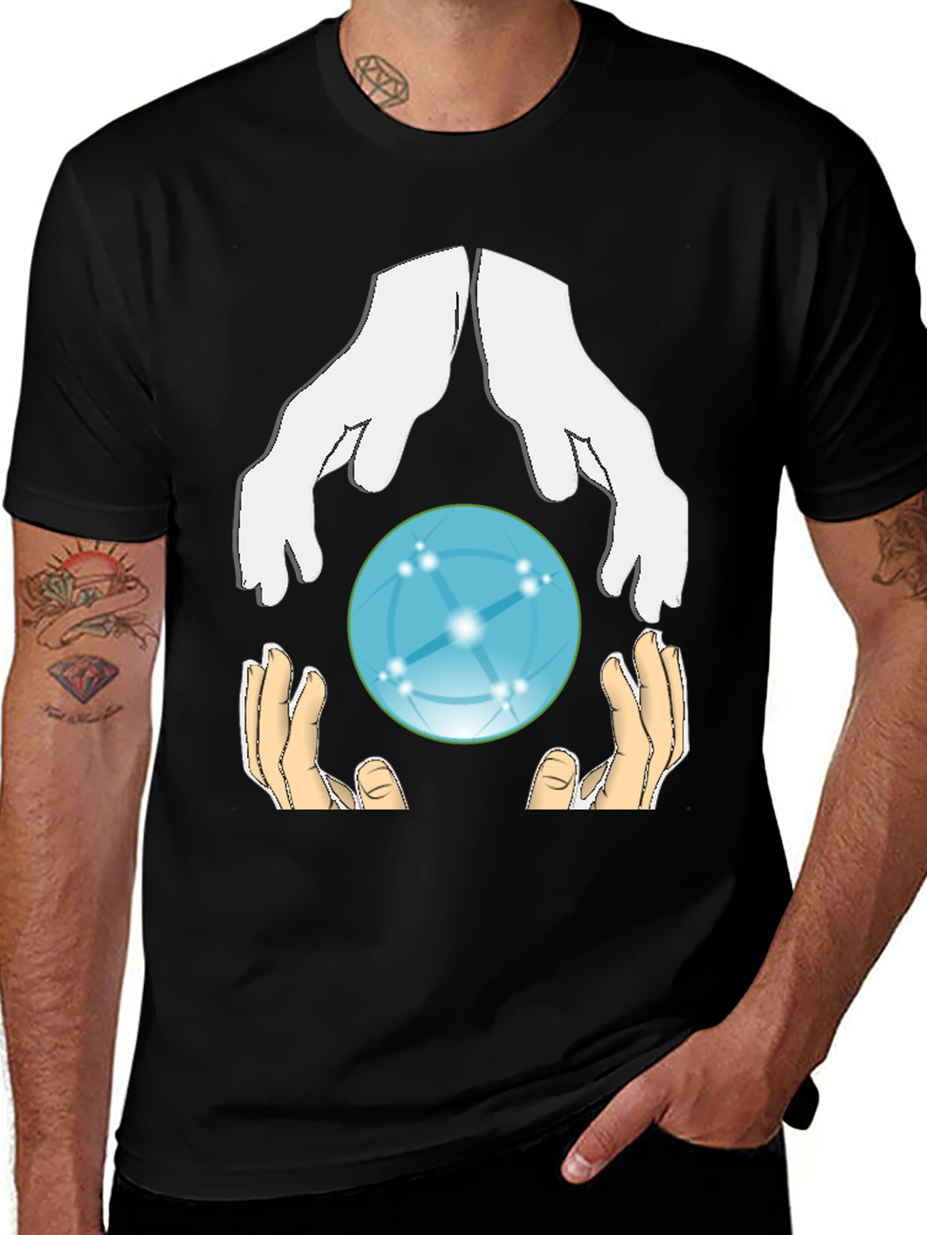Variant 8 of Crystal Ball Graphic Tee