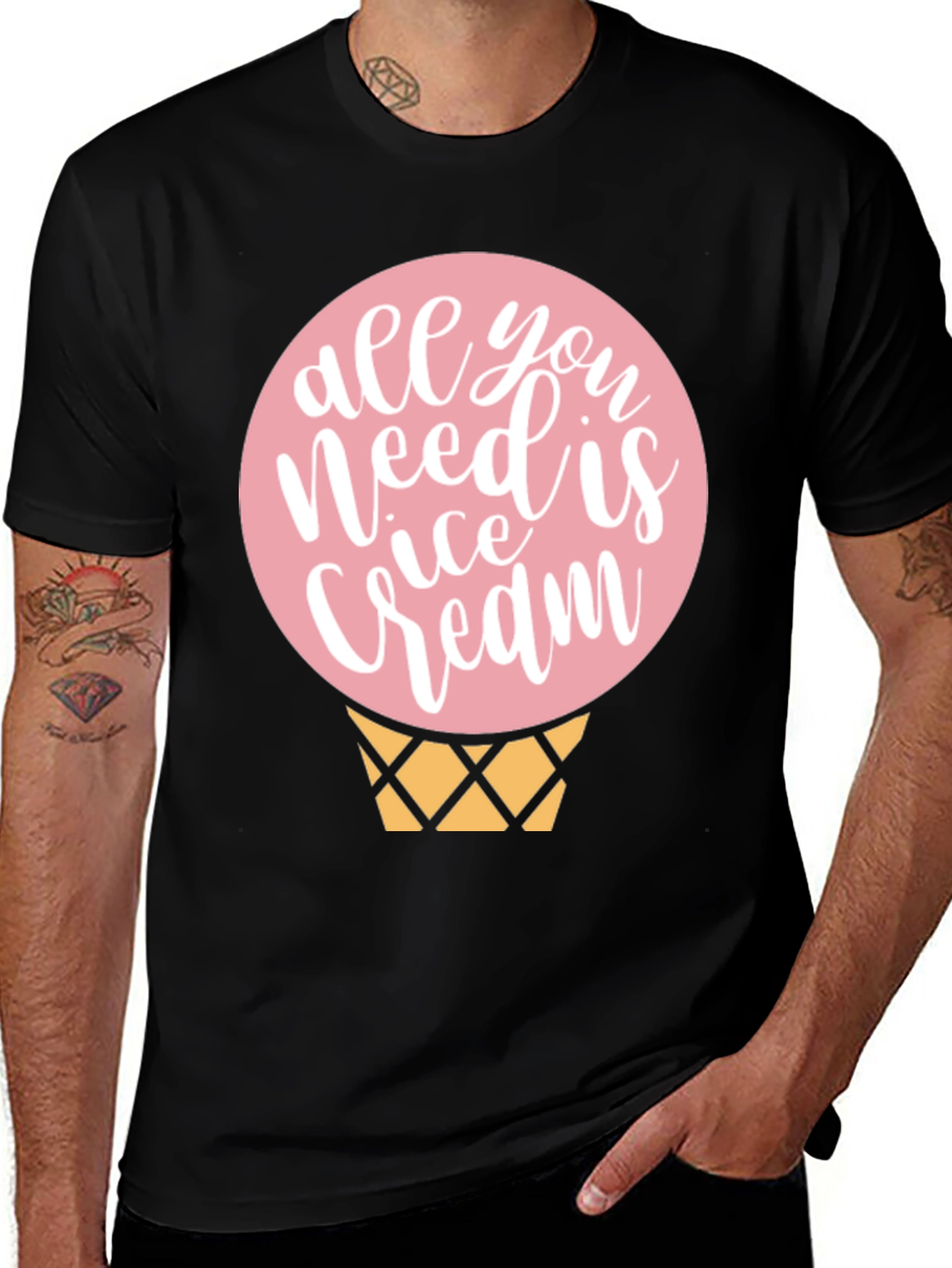 Variant 26 of Ice Cream T-Shirt - Sweet Treat Design