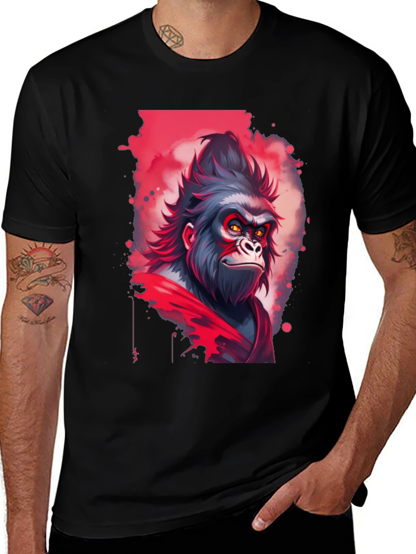Variant 5 of Gorilla Graphic Tee - Bold Streetwear