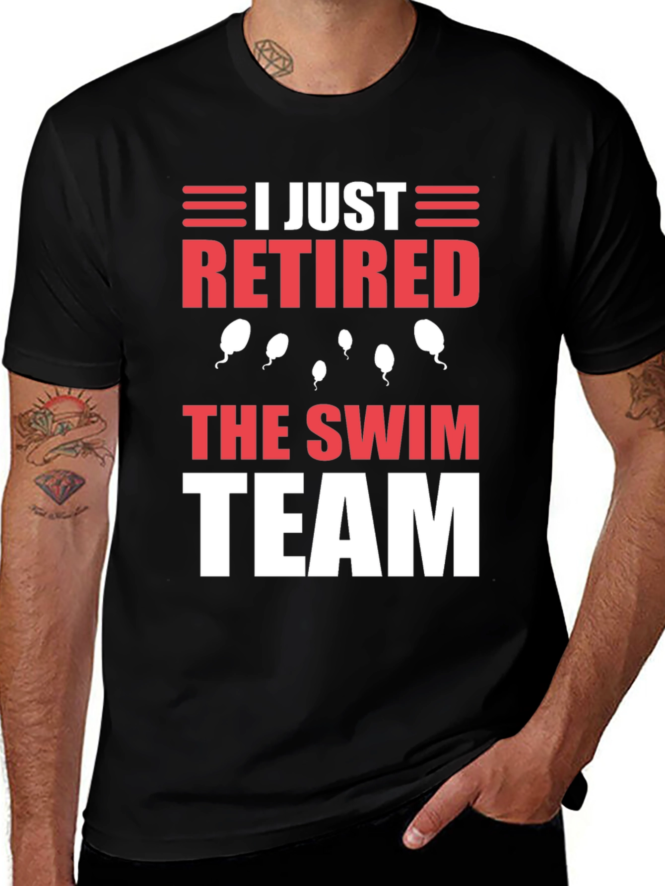 Variant 3 of I Just Retired The Swim Team T-Shirt