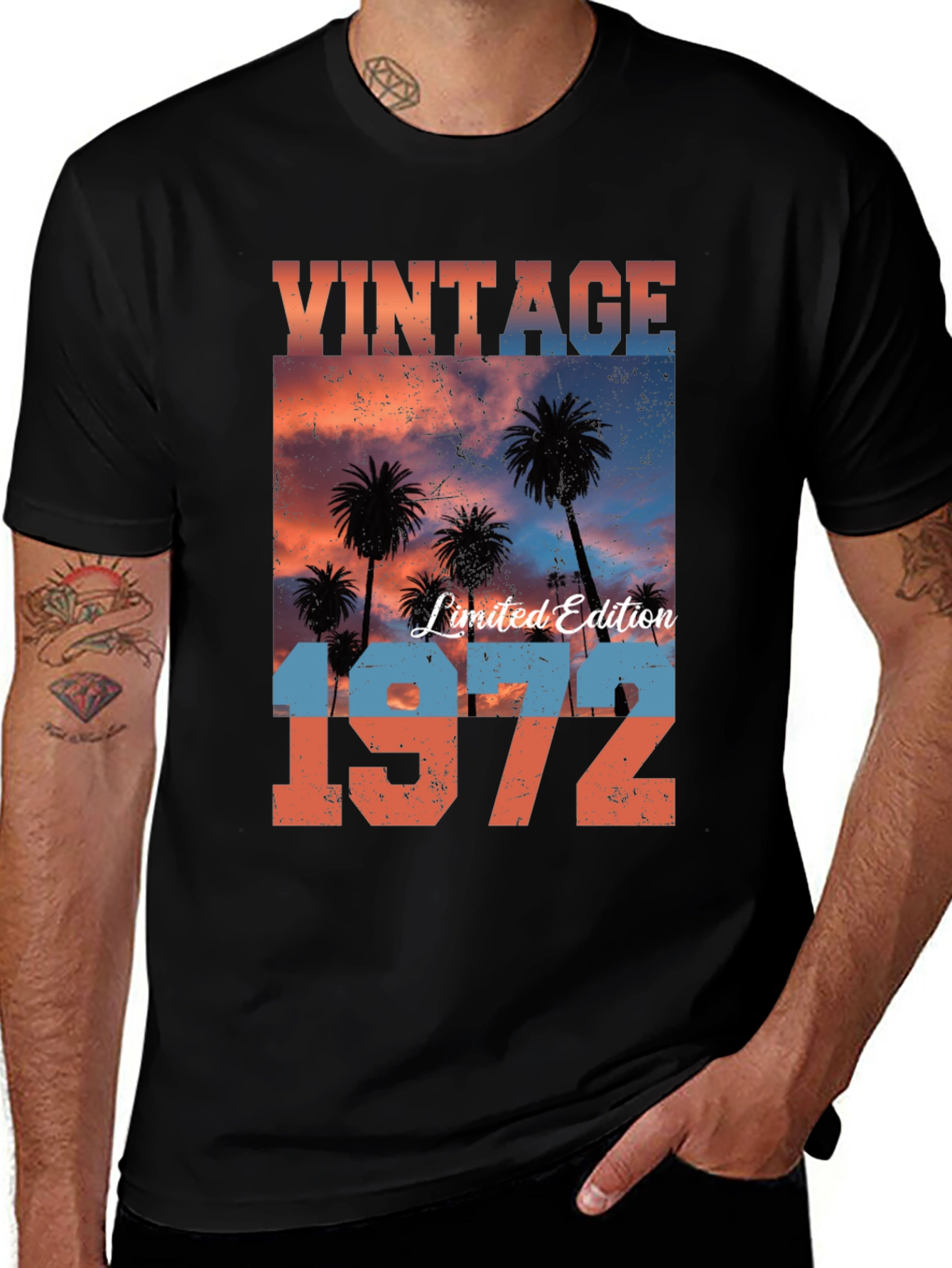 Variant 5 of Vintage 1972 Limited Edition Sunset T-Shirt