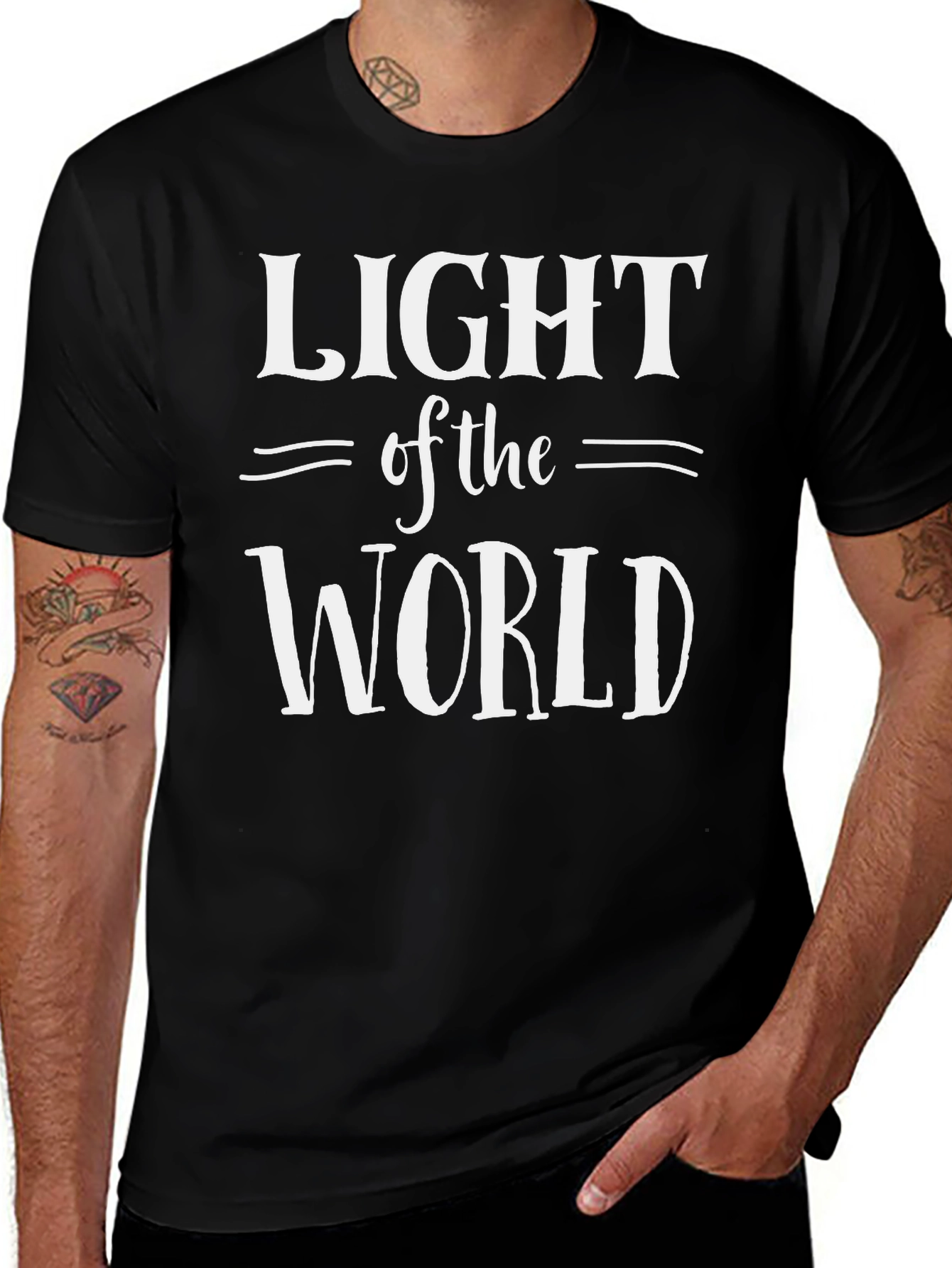 Variant 28 of Light of the World Graphic Tee - Classic Fit