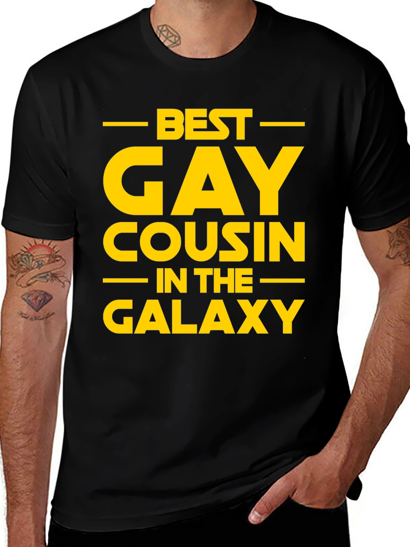 Variant 8 of Best Gay Cousin in the Galaxy T-Shirt