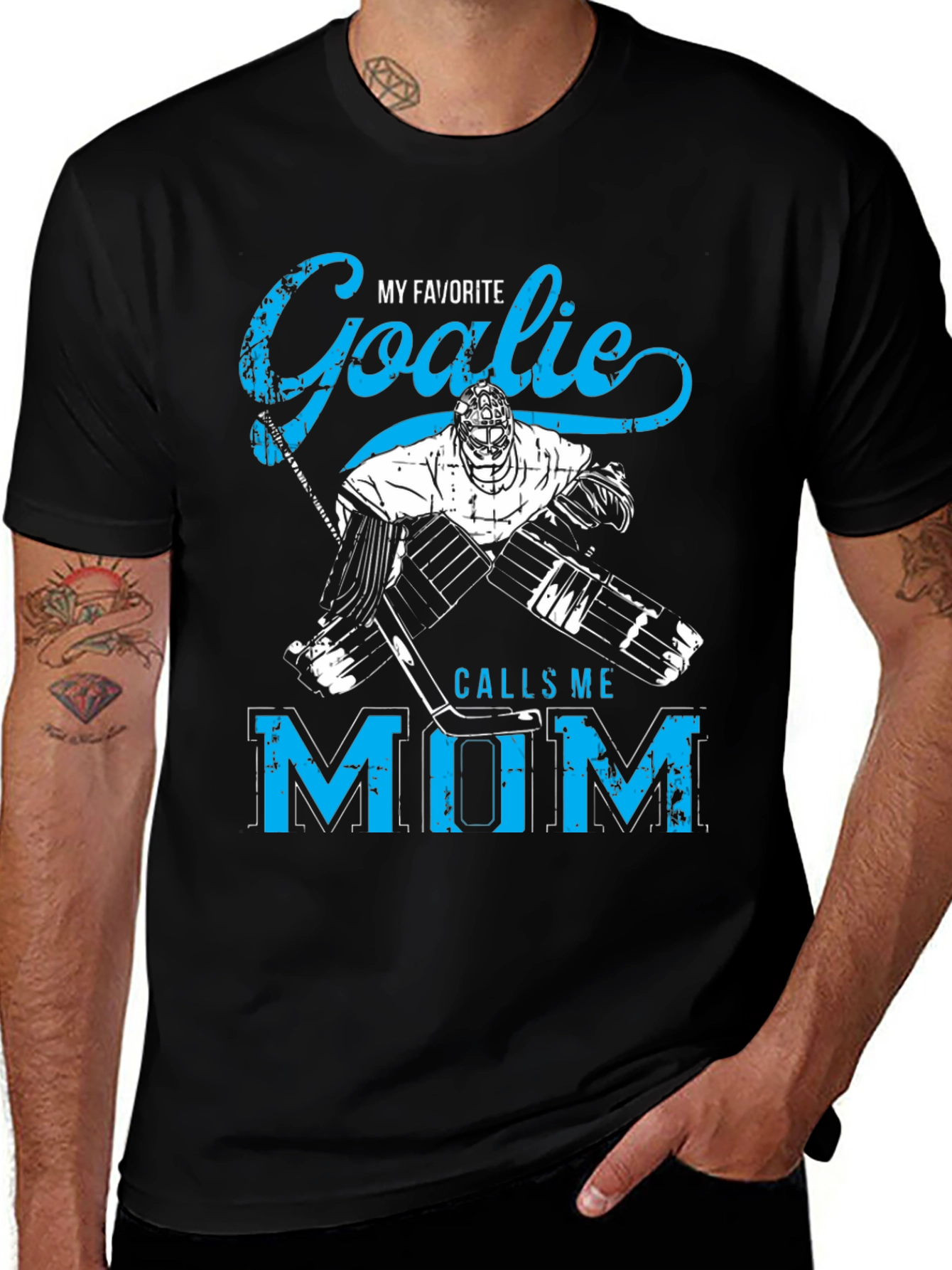 Variant 30 of My Favorite Goalie Calls Me Mum T-Shirt