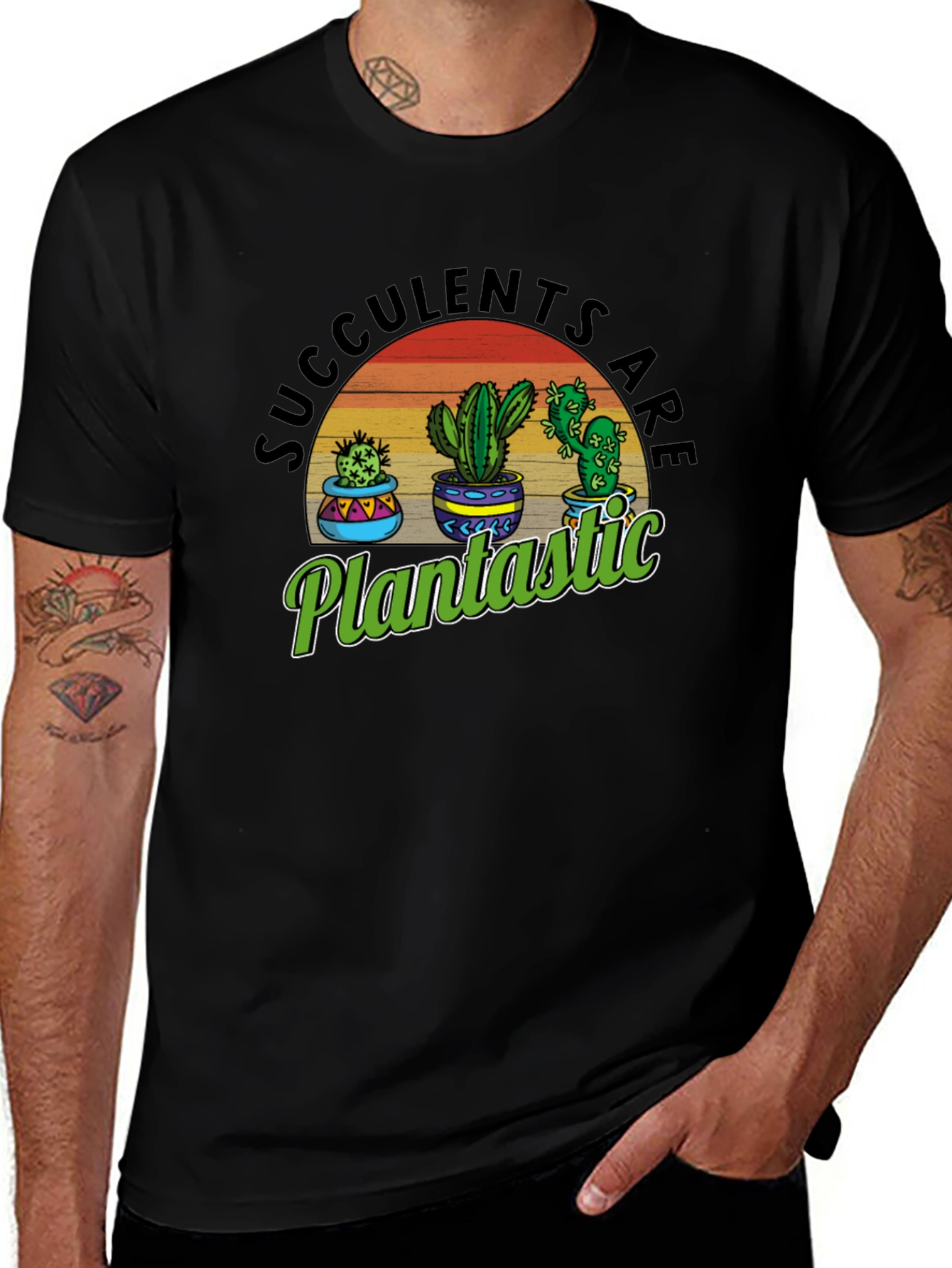 Variant 6 of Succulents Are Plantastic T-Shirt