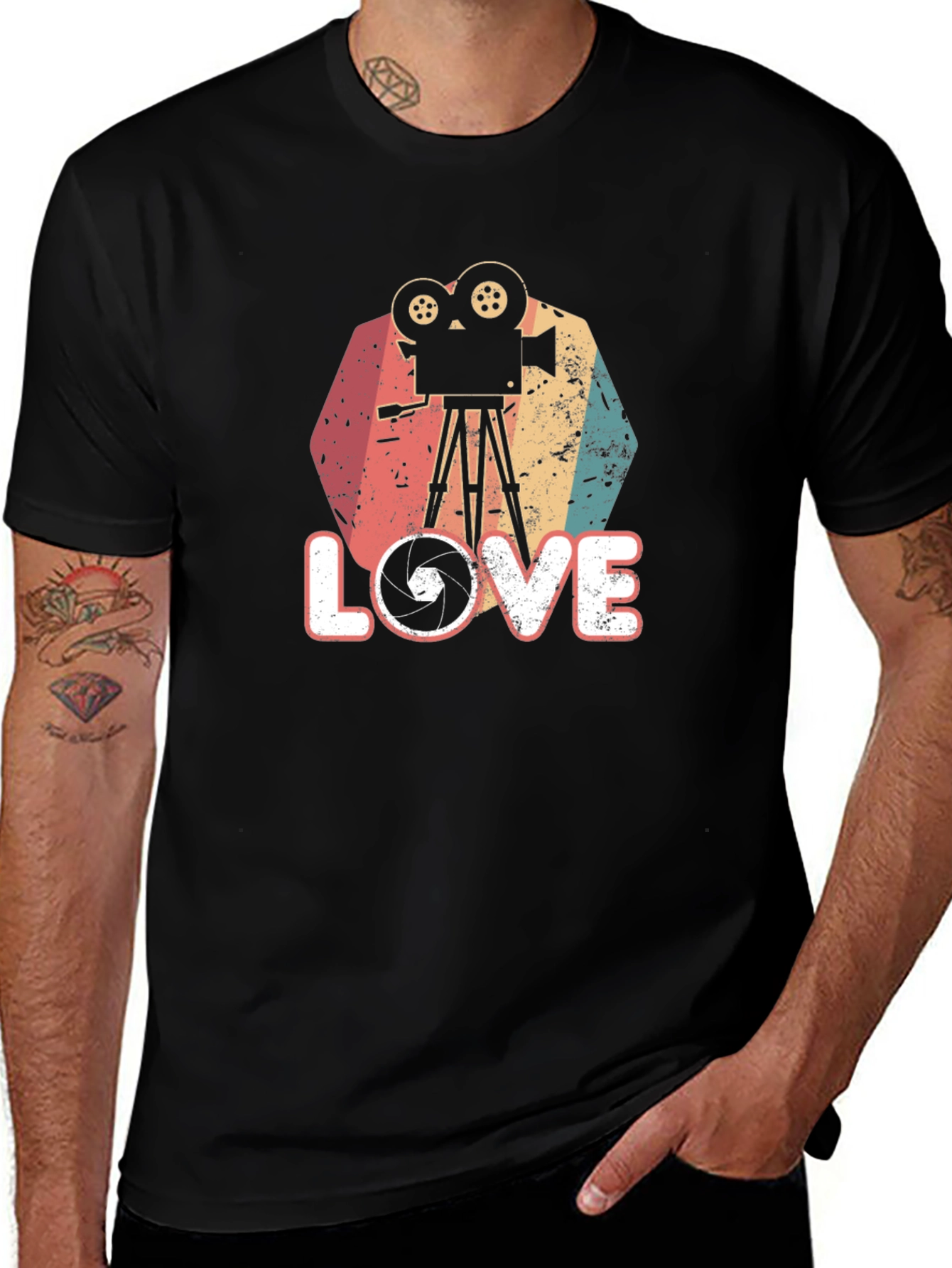 Variant 4 of Vintage Camera LOVE Graphic T-Shirt