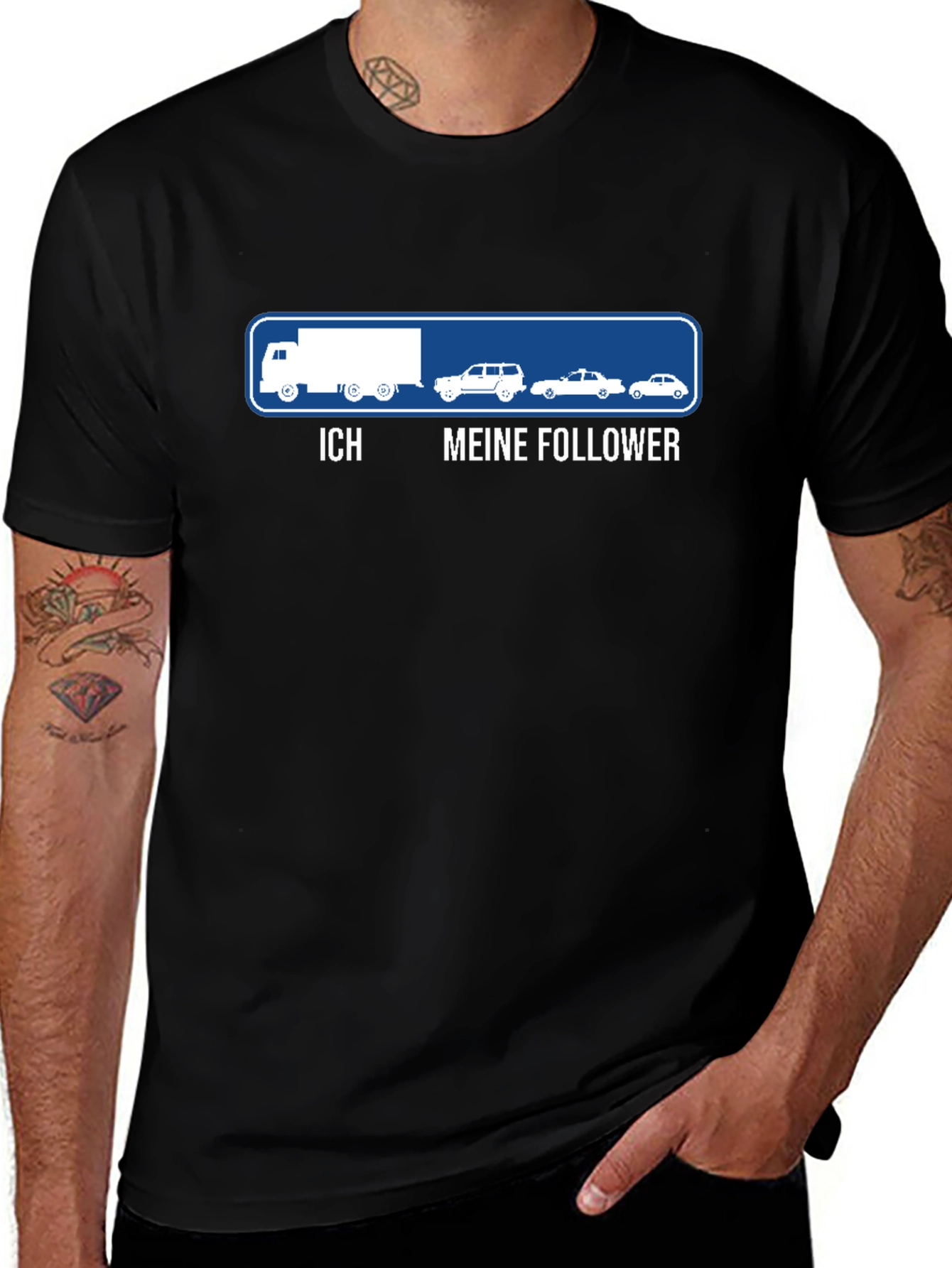 Ich Meine Follower T-Shirt - Funny Truck Driver Tee