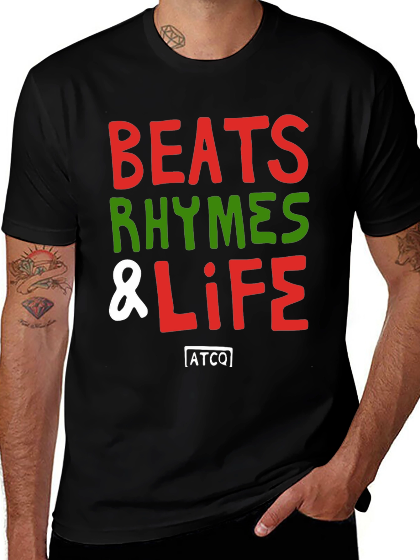 Variant 11 of Beats Rhymes & Life Crew Neck T-Shirt