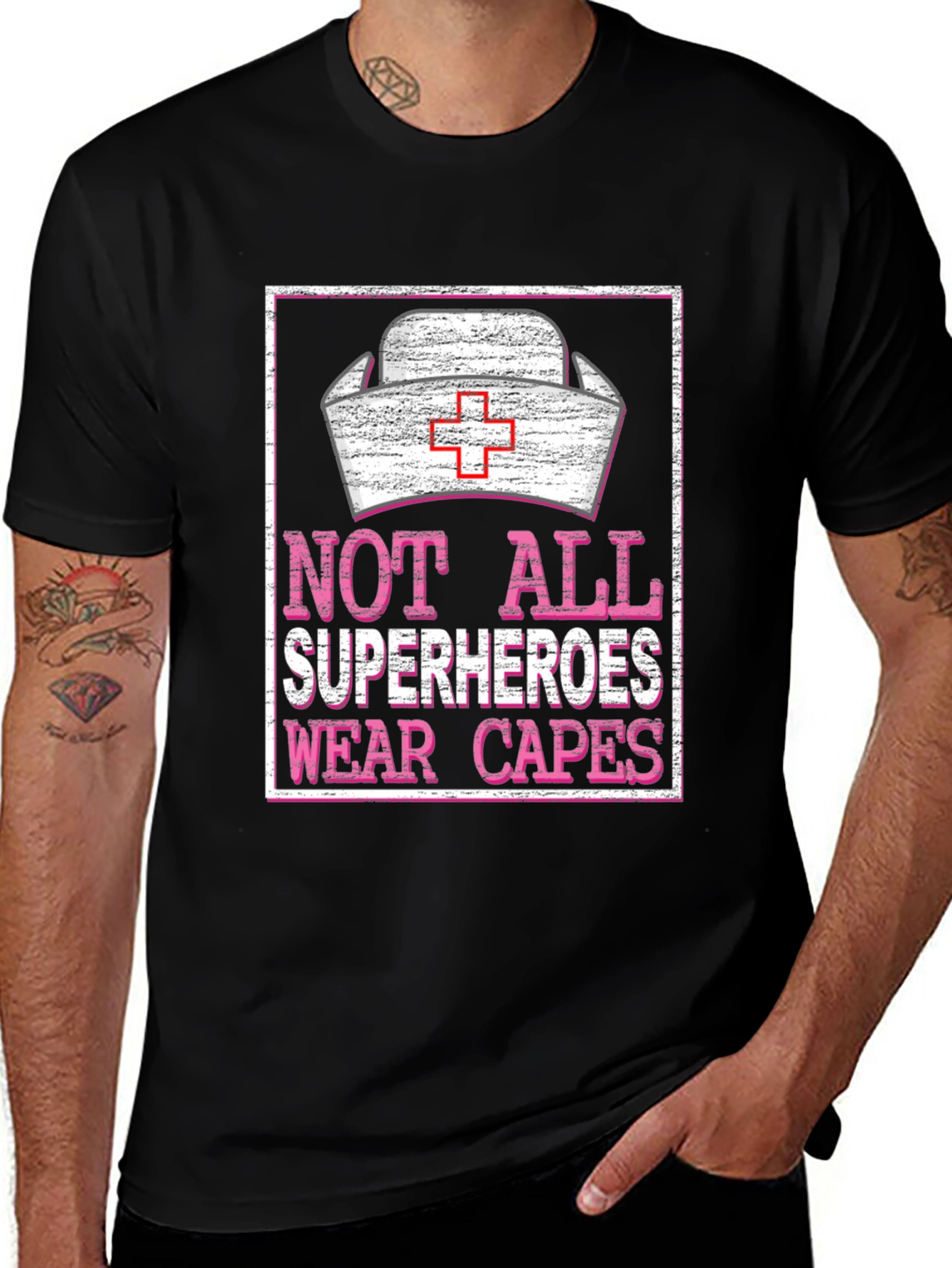 Variant 25 of Nurse Superhero T-Shirt - Medical Professional Appreciation Tee