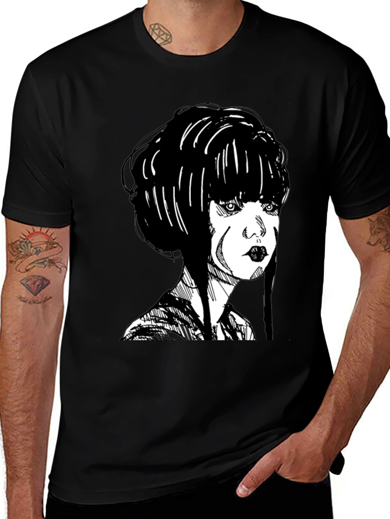 Variant 14 of Gothic Manga T-Shirt