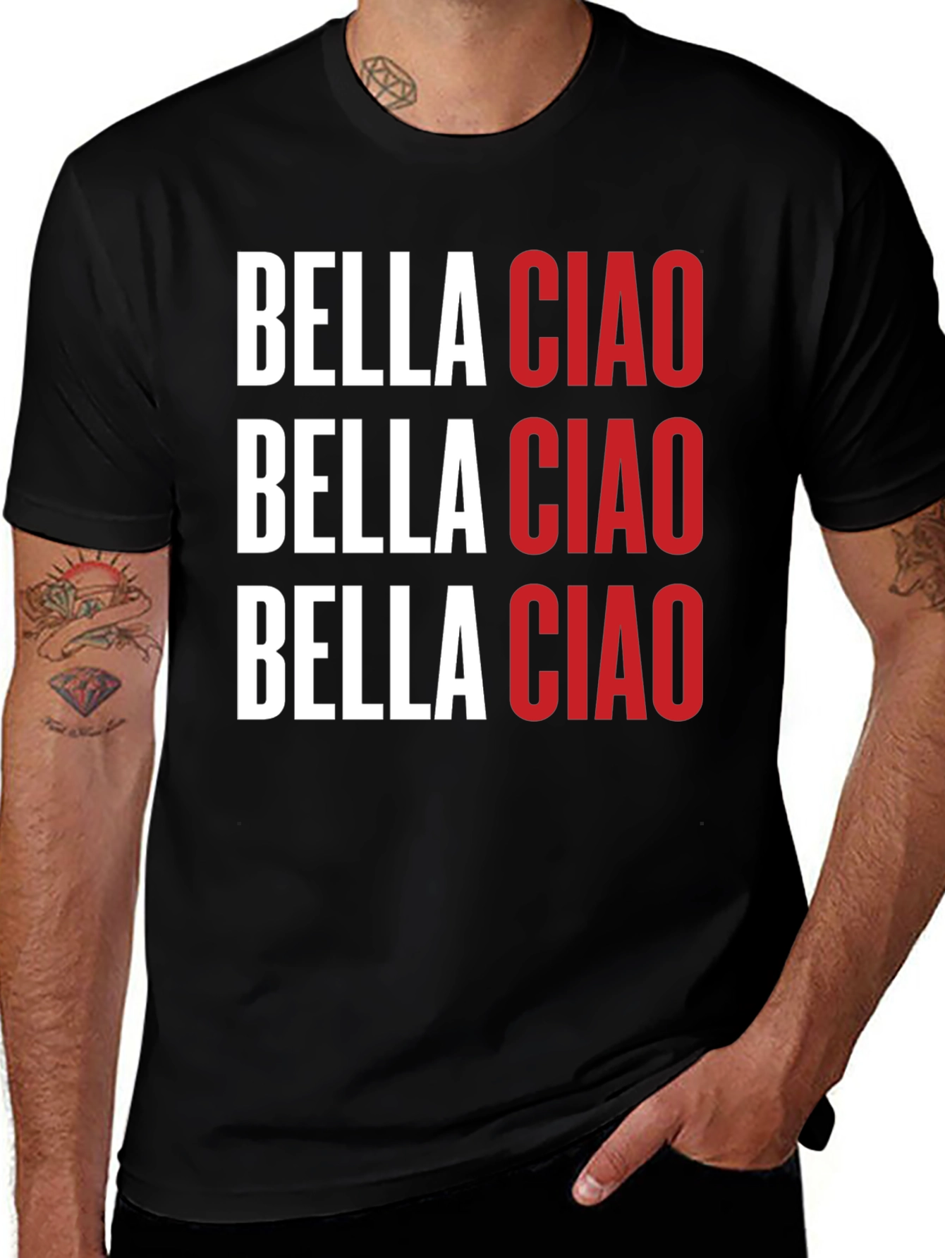 Variant 28 of Bella Ciao Graphic Tee - Stylish Unisex T-Shirt
