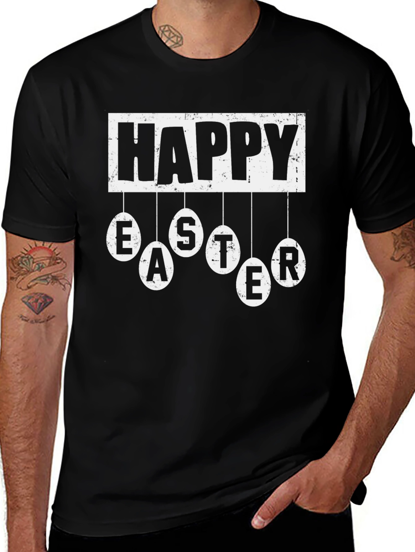 Happy Easter T-Shirt - Easter Egg Design
