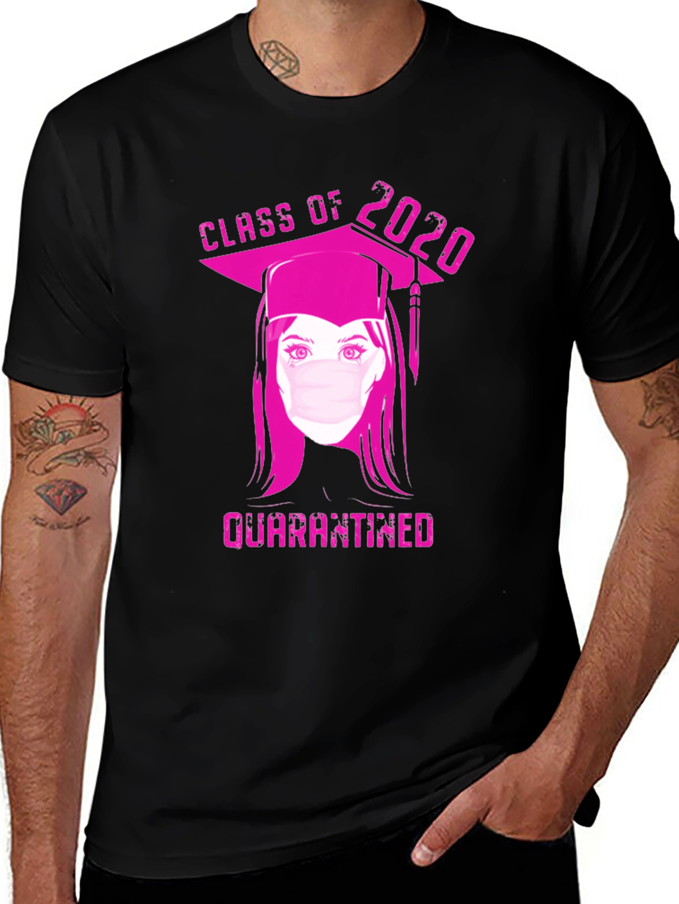 Variant 27 of Class of 2020 Quarantined T-Shirt