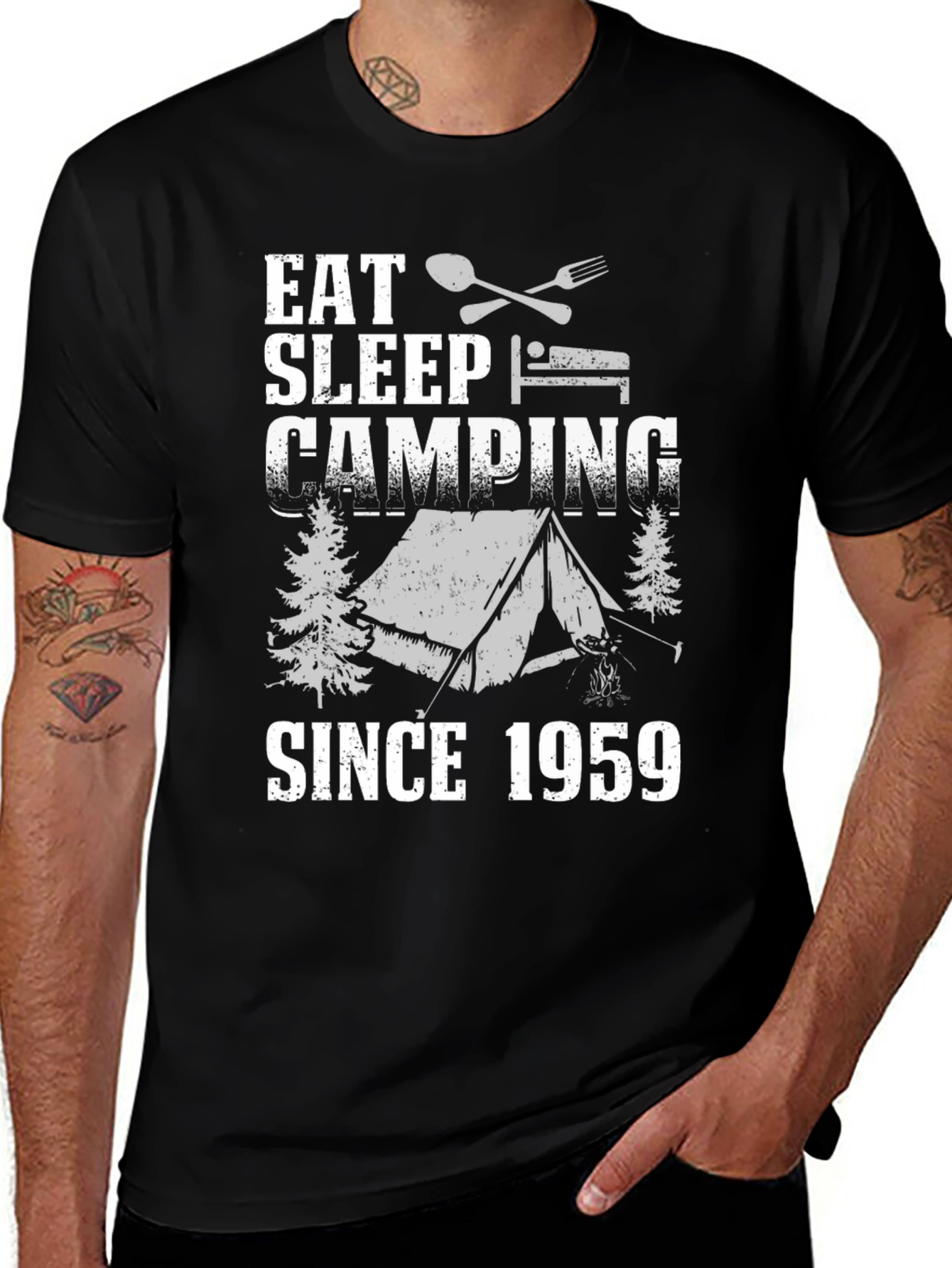 Variant 23 of Eat Sleep Camping Since 1959 T-Shirt