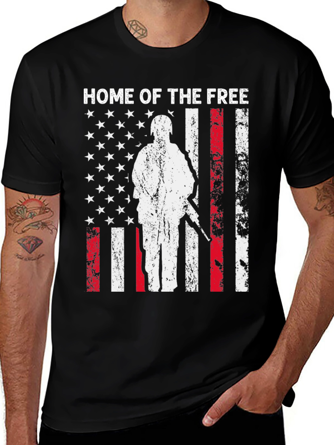 Variant 25 of Home of the Free Patriotic T-Shirt