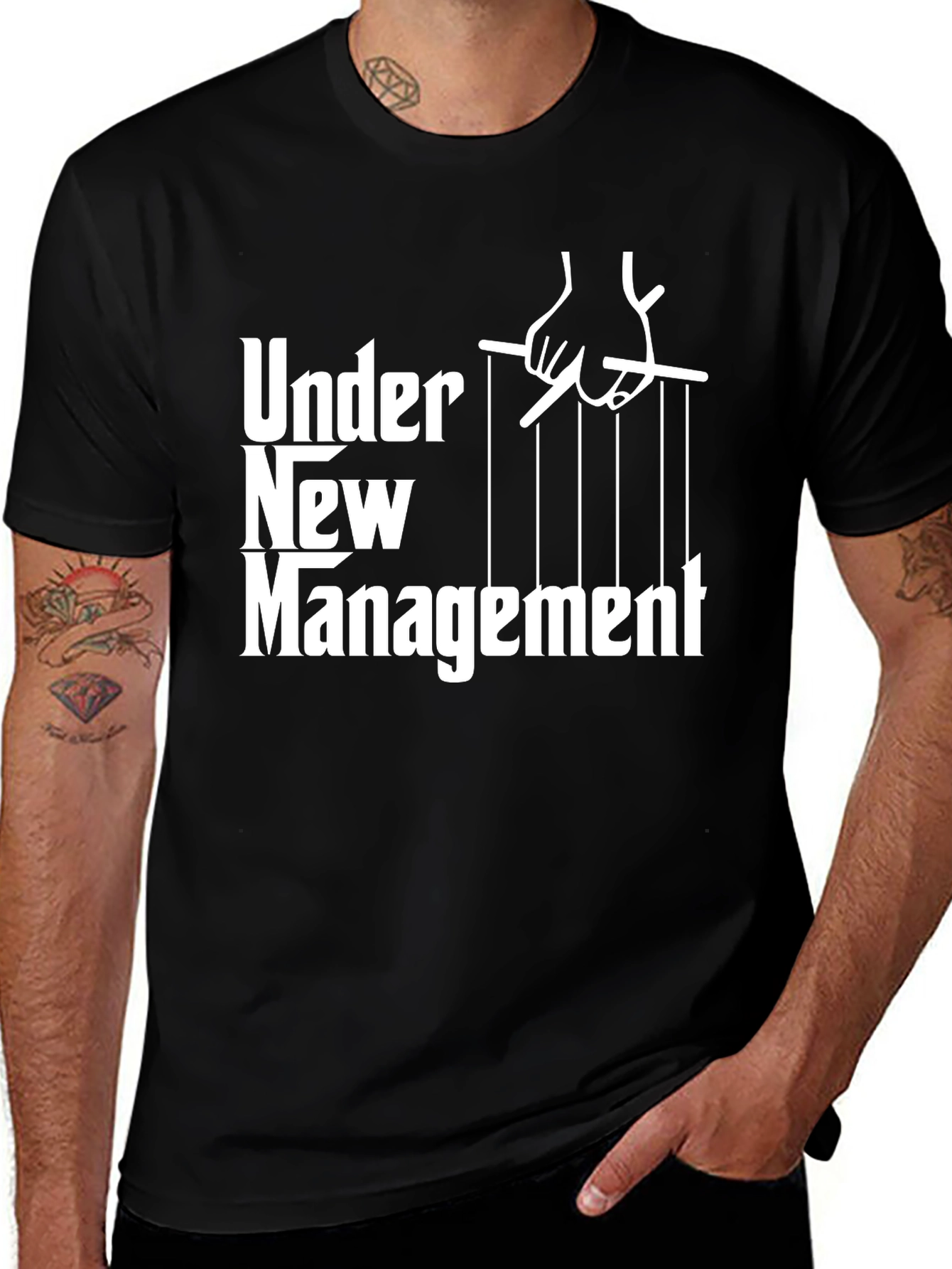 Variant 5 of Under New Management Graphic T-Shirt - Godfather Style