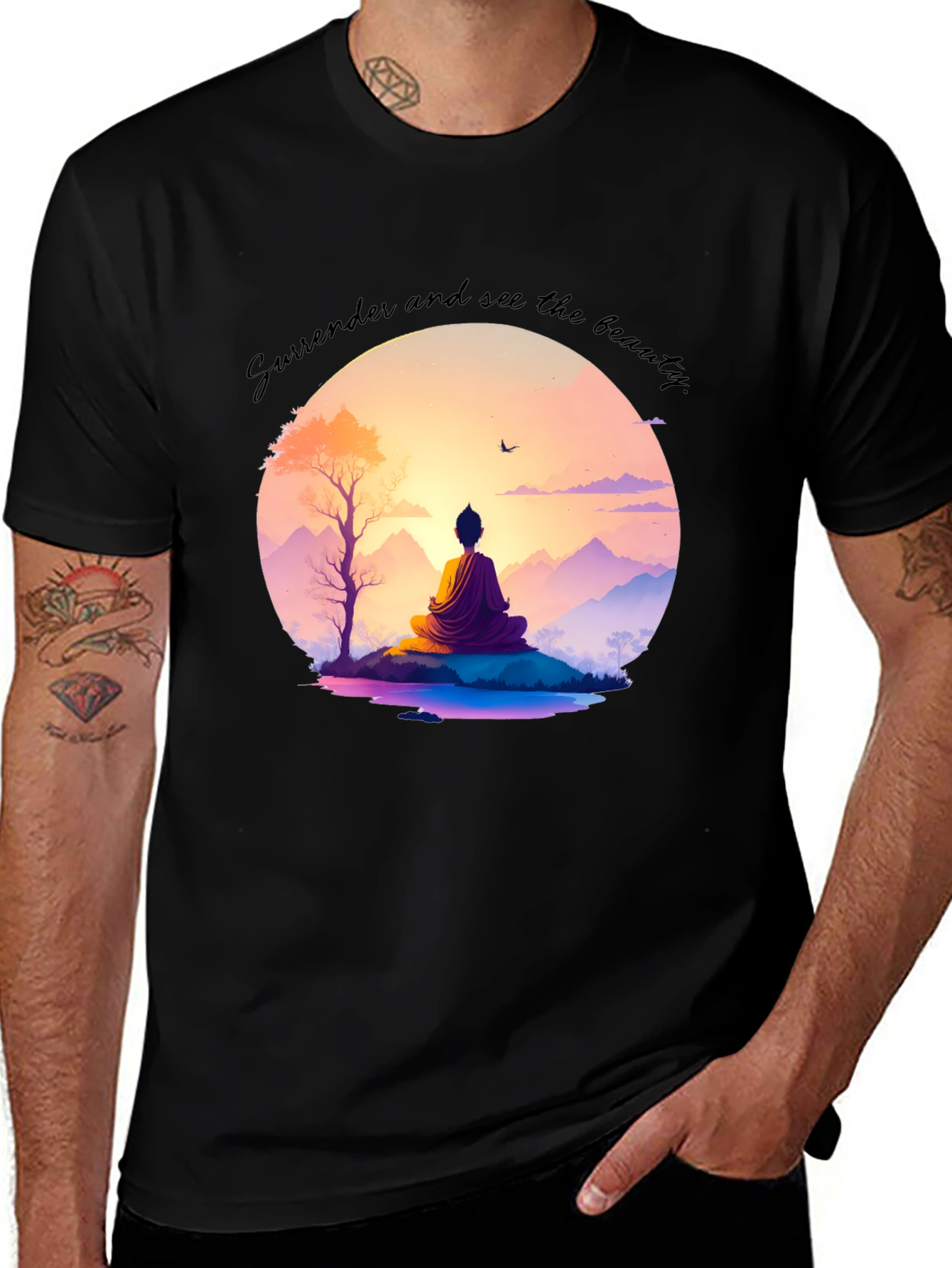 Variant 10 of Meditative Zen T-Shirt