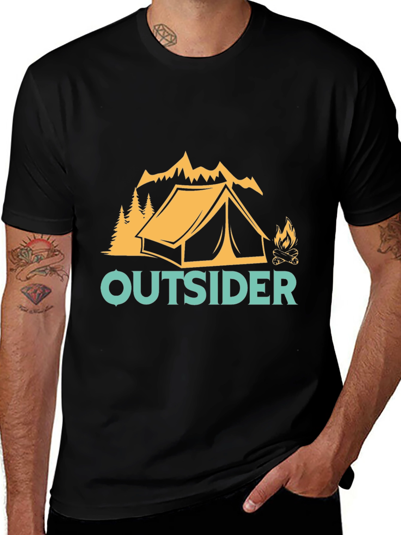 Outsider Camping Graphic Tee