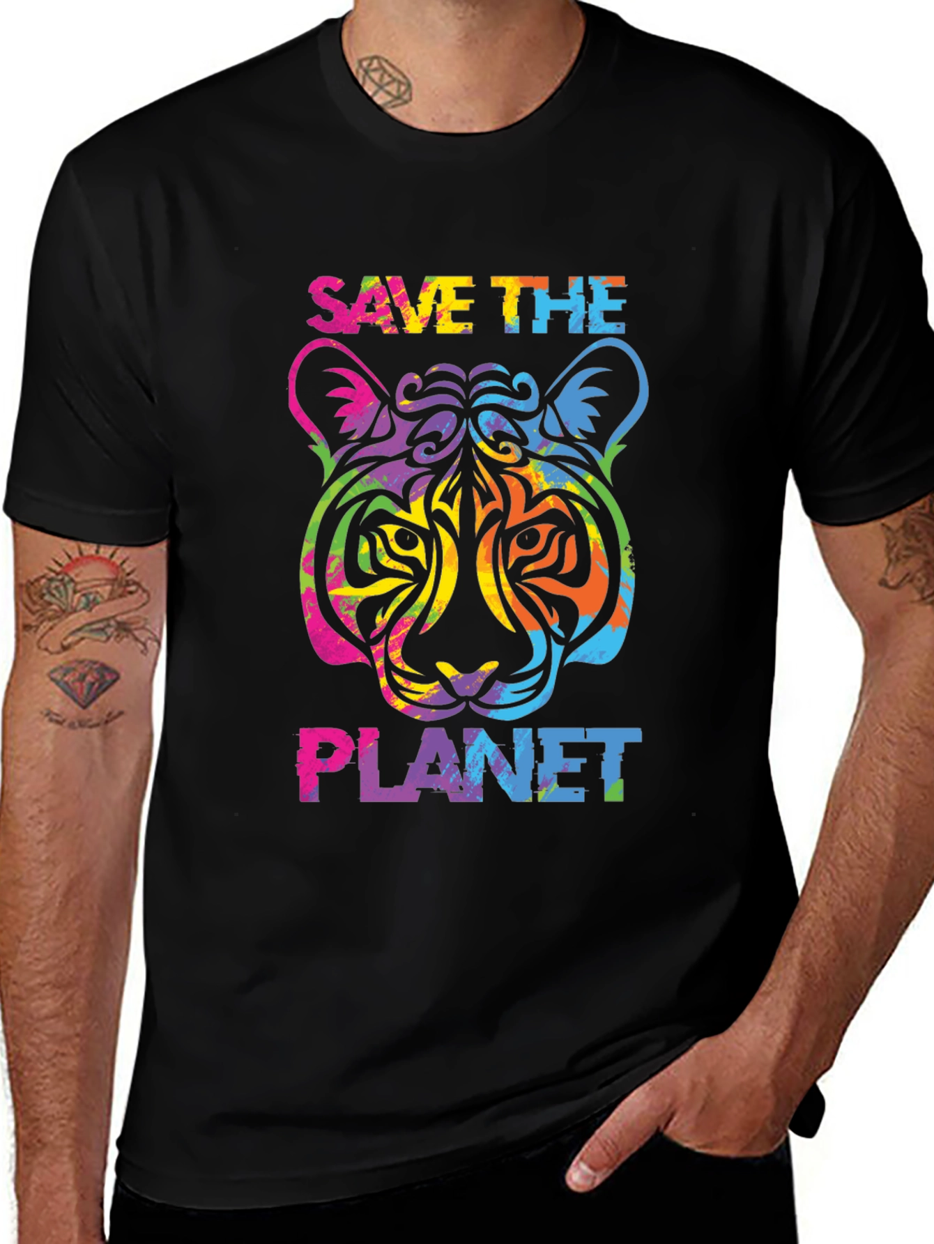 Variant 30 of Save the Planet Tiger Graphic Tee
