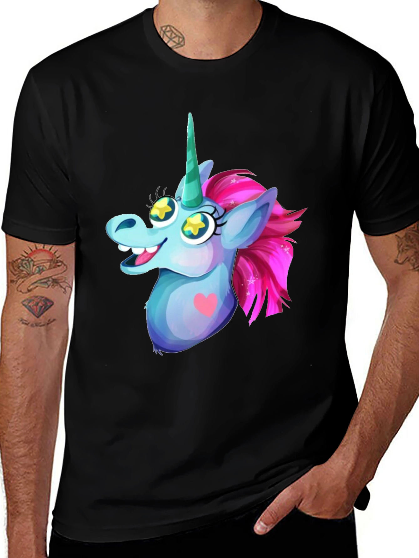 Variant 15 of Unicorn Graphic Tee - Quirky Fun Style