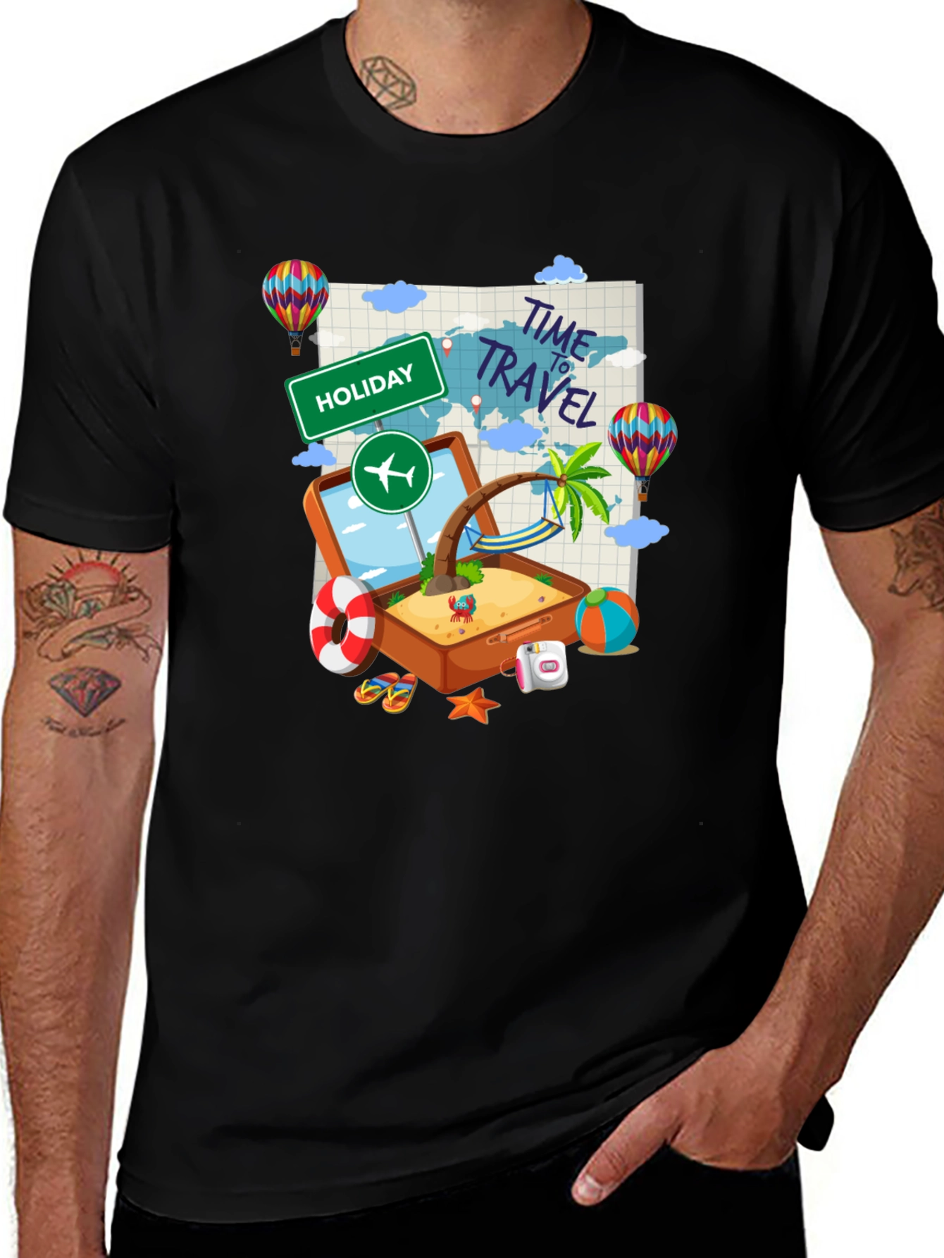 Variant 23 of Holiday Travel T-Shirt