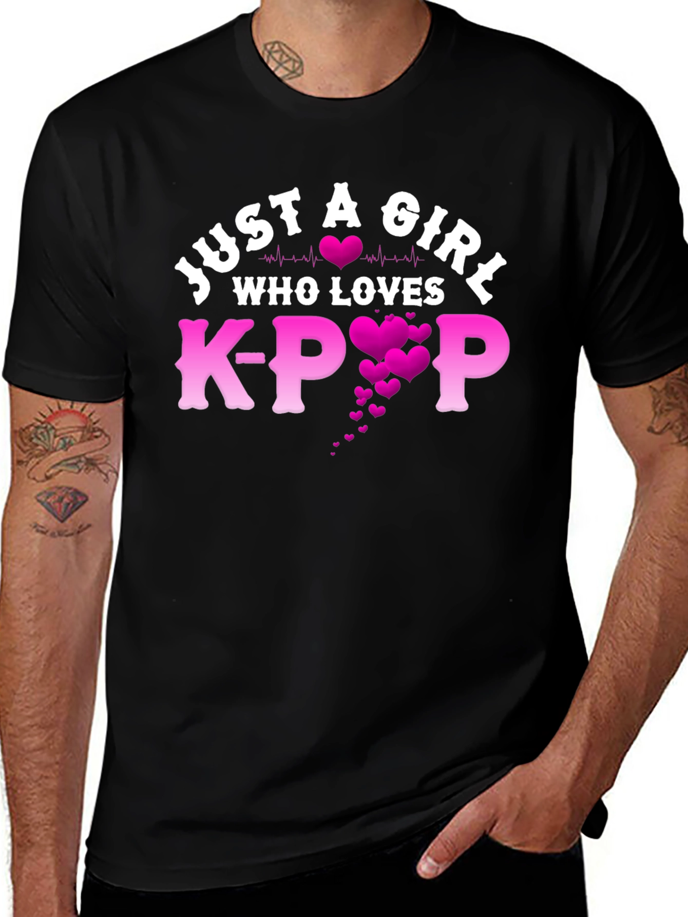 K-Pop Fan Tee - Just A Girl Who Loves K-Pop