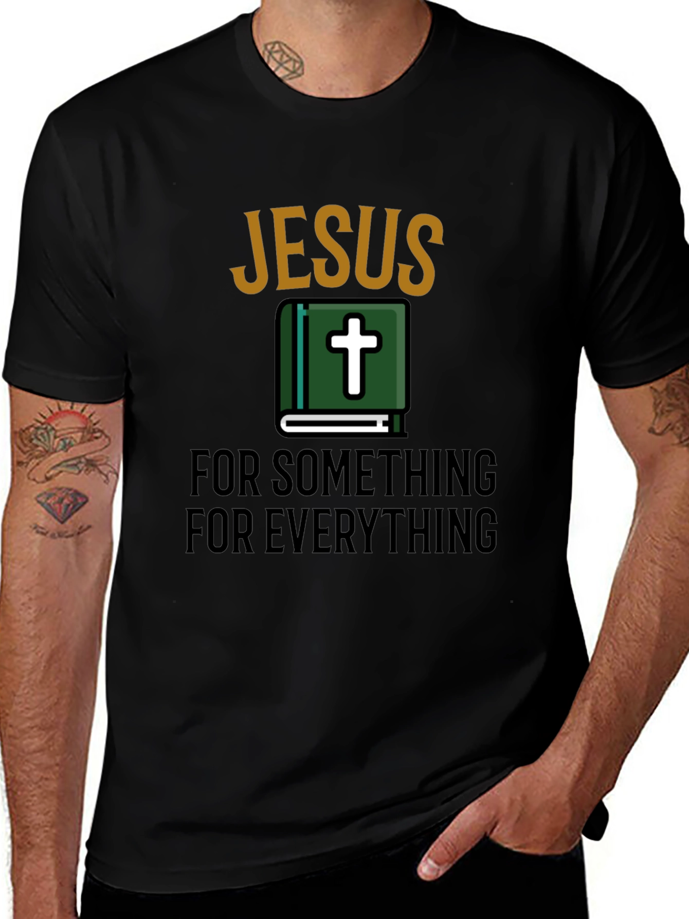 Jesus Something Everything Black T-Shirt