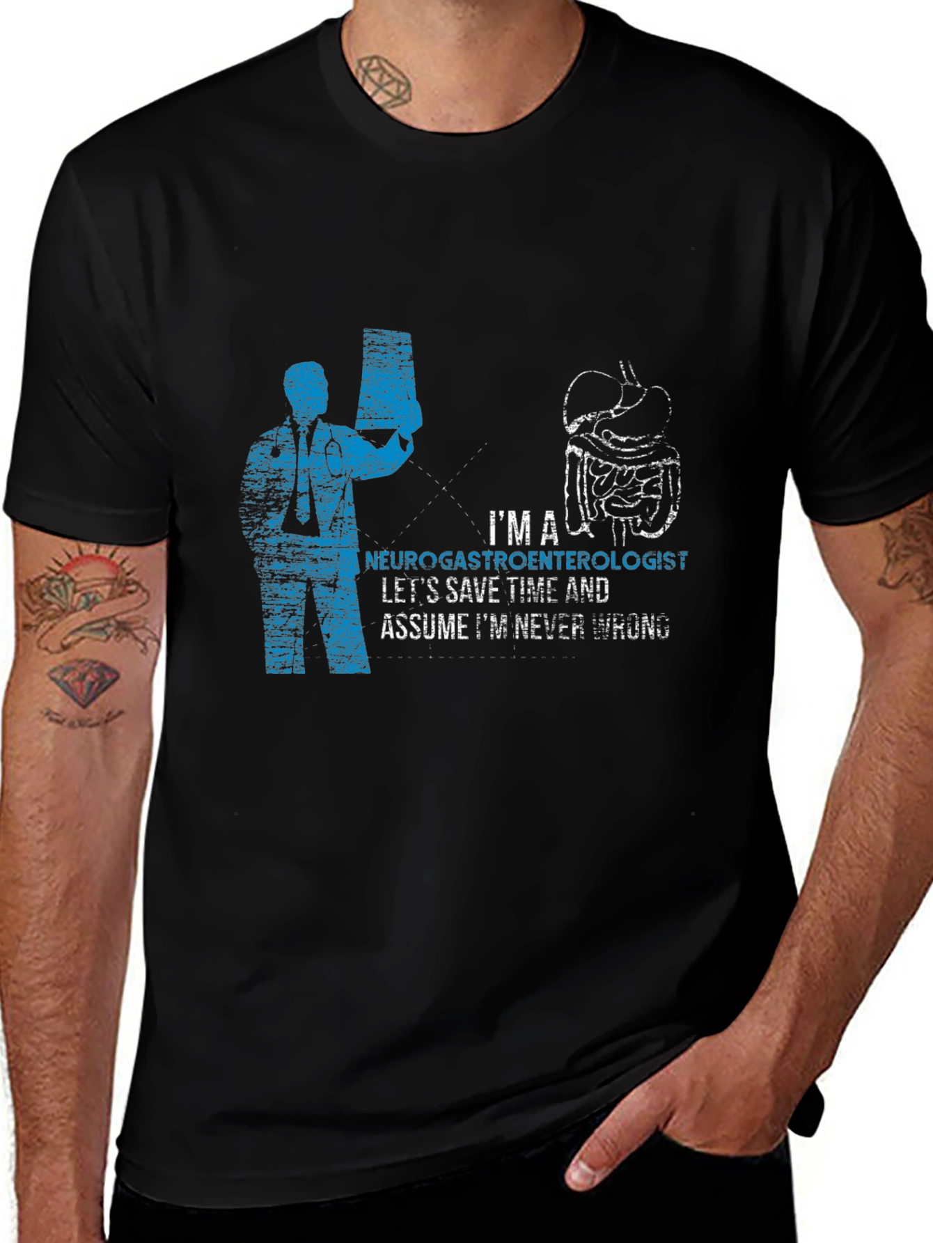 Variant 15 of Neurogastroenterologist Graphic T-Shirt
