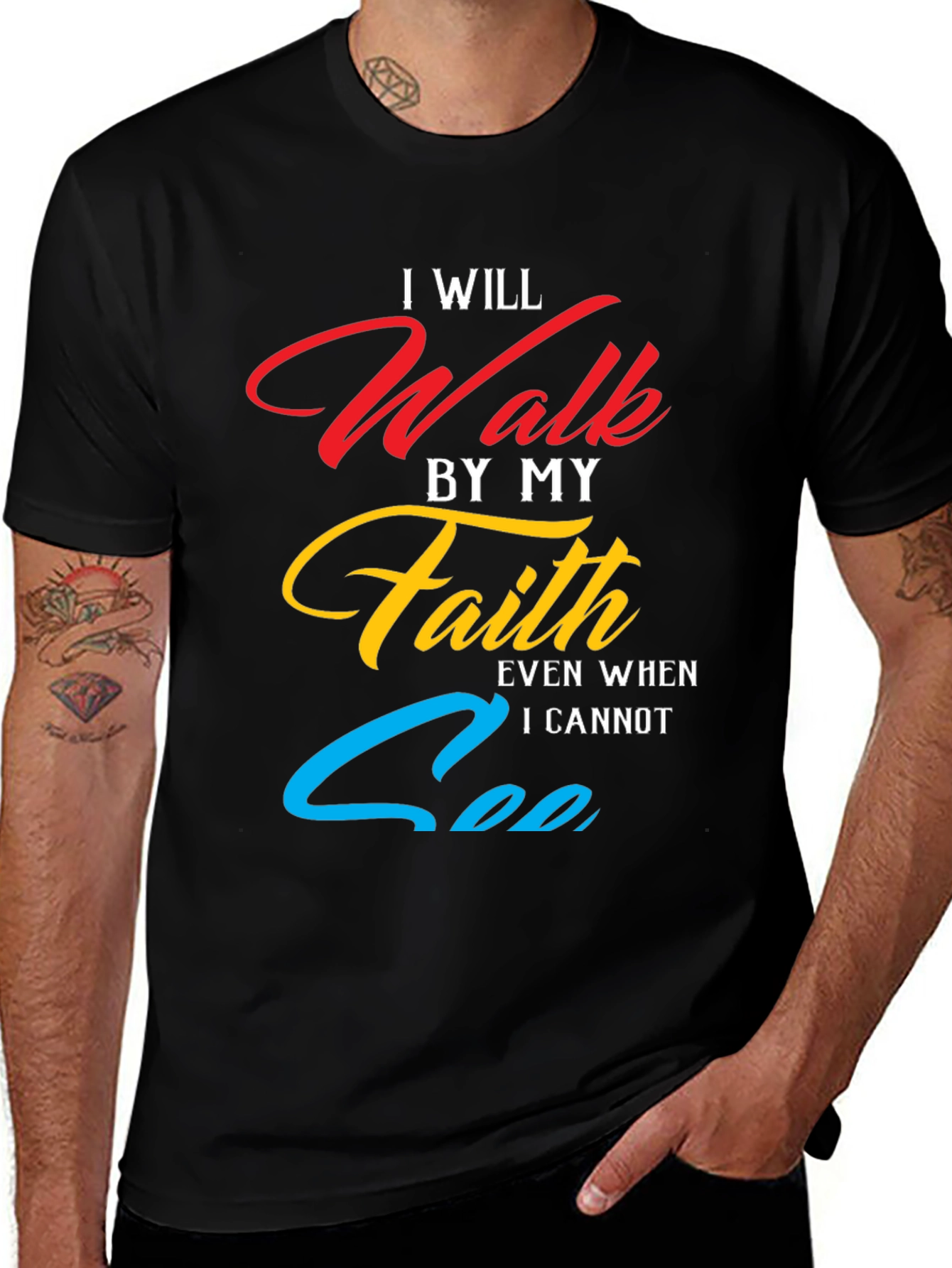Faith Walk Tee - Inspirational Christian Apparel