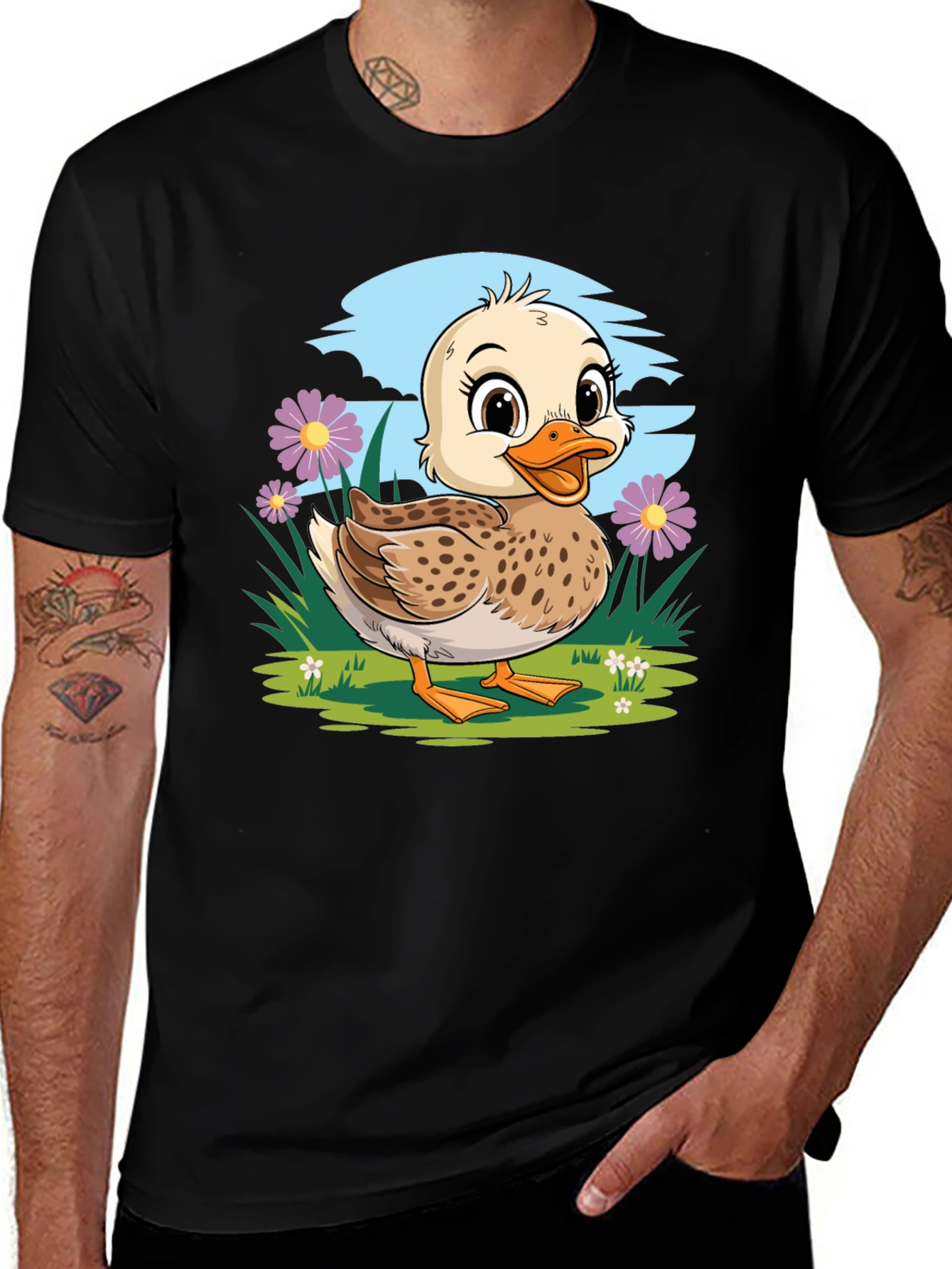 Variant 21 of Duckling T-Shirt - Cute Cartoon Graphic Tee