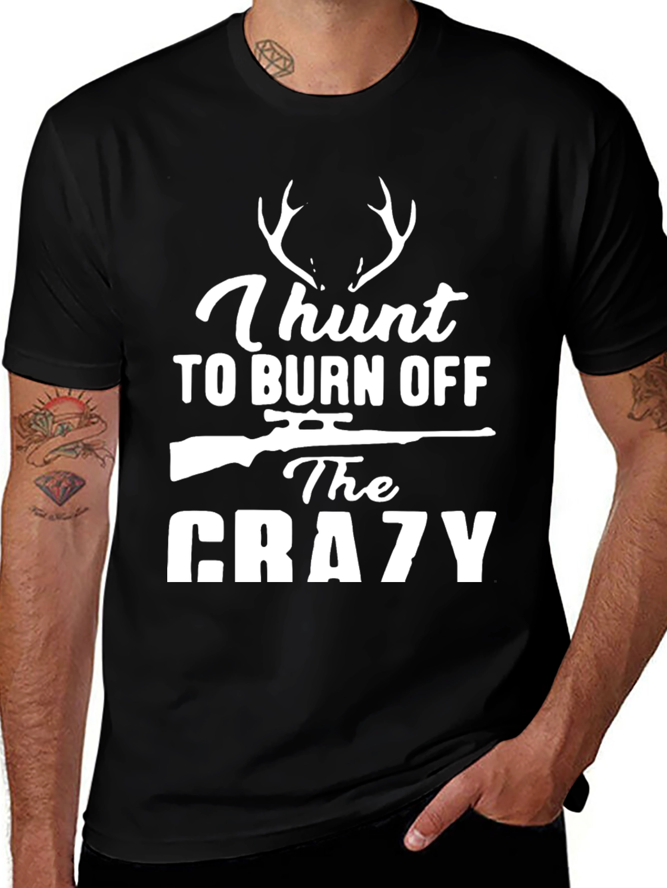 Variant 11 of I Hunt To Burn Off The Crazy Graphic Tee