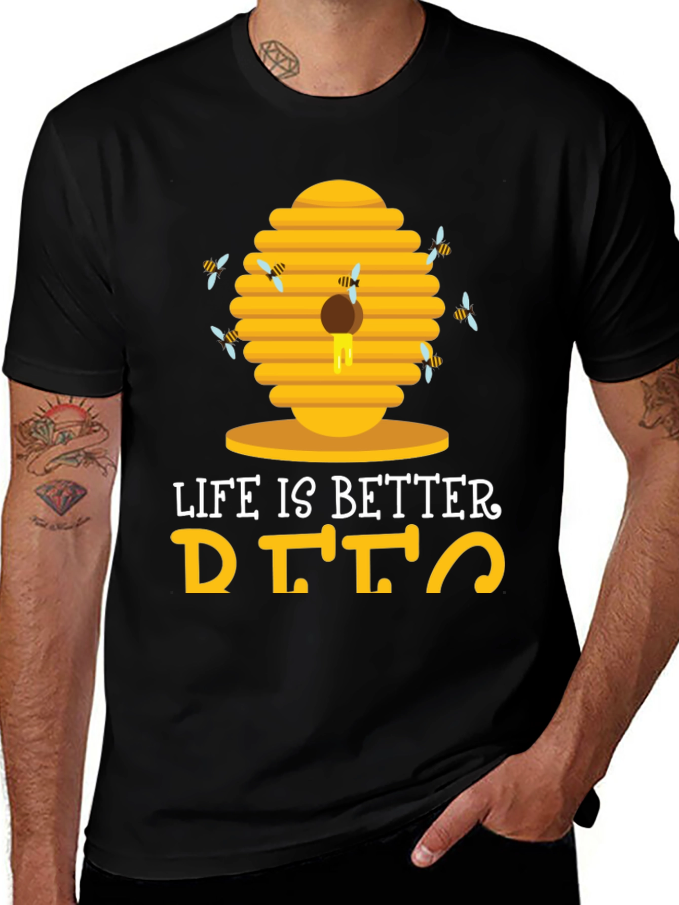 Variant 9 of Life is Better DTTC Graphic T-Shirt