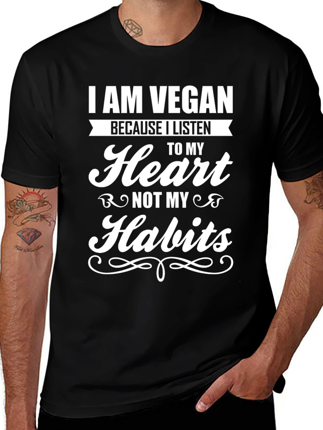 Variant 20 of Vegan Heart T-Shirt