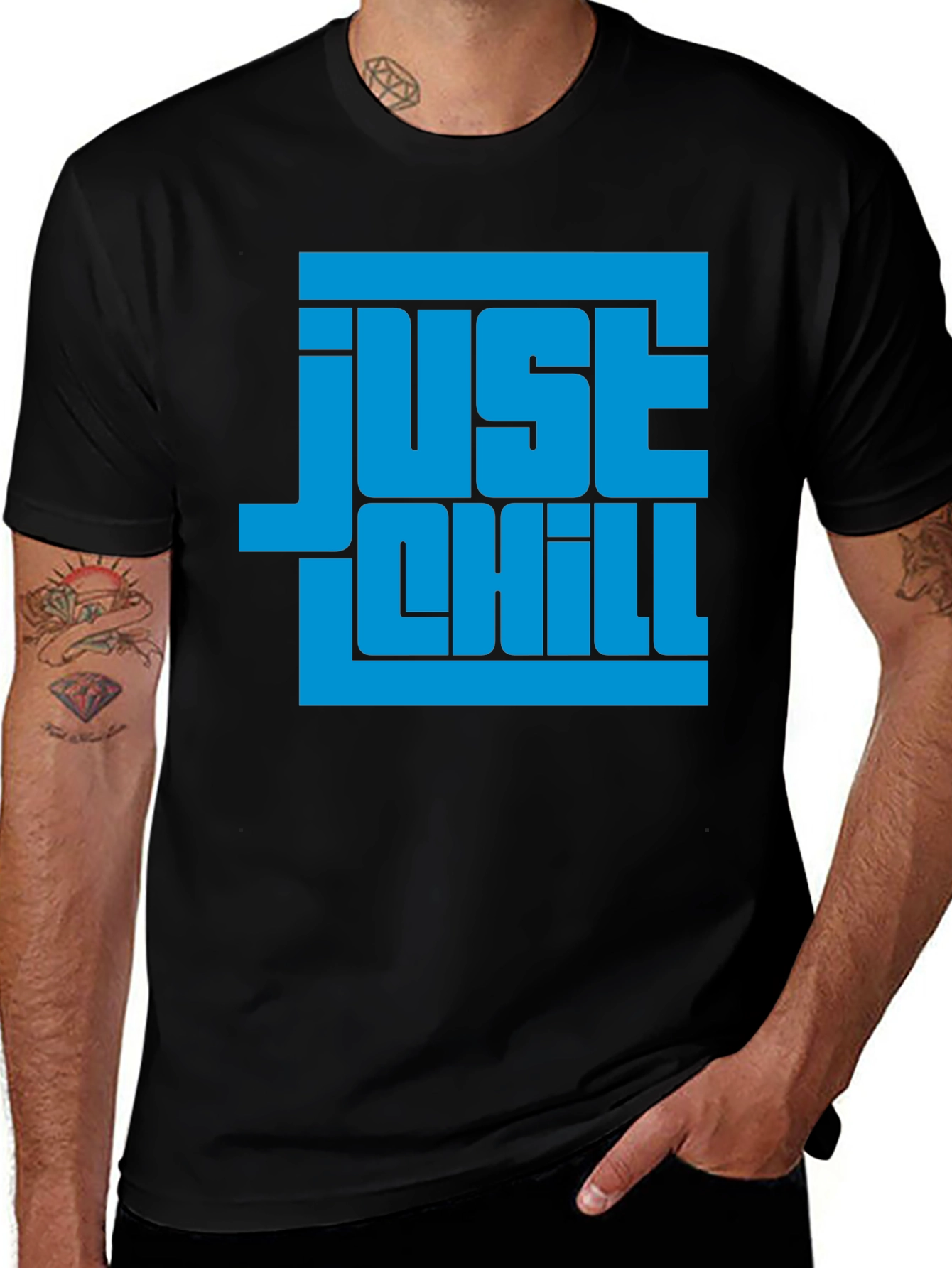 Variant 9 of Just Chill Graphic Tee - Relaxed Fit