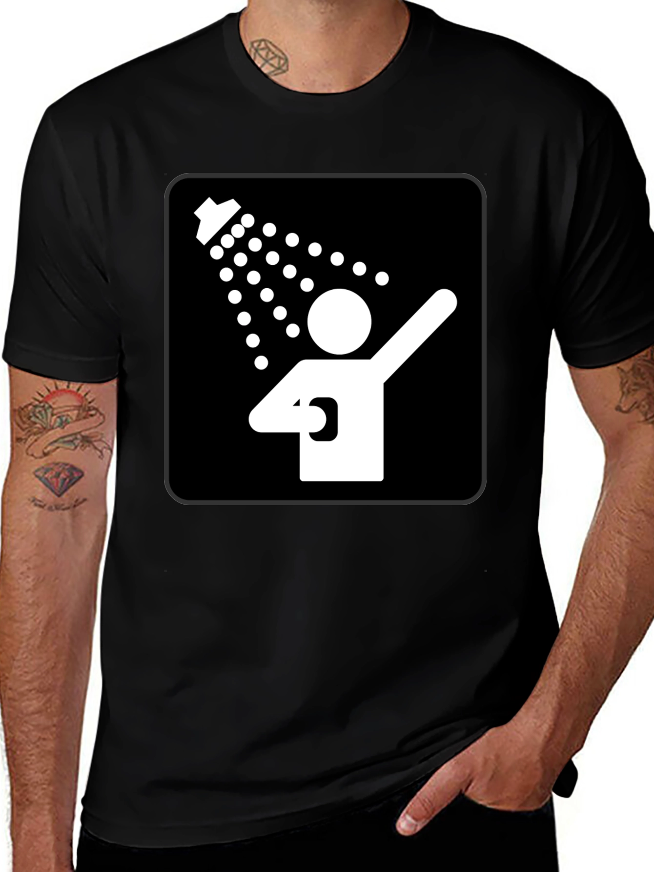 Variant 20 of Funny Shower Dab T-Shirt