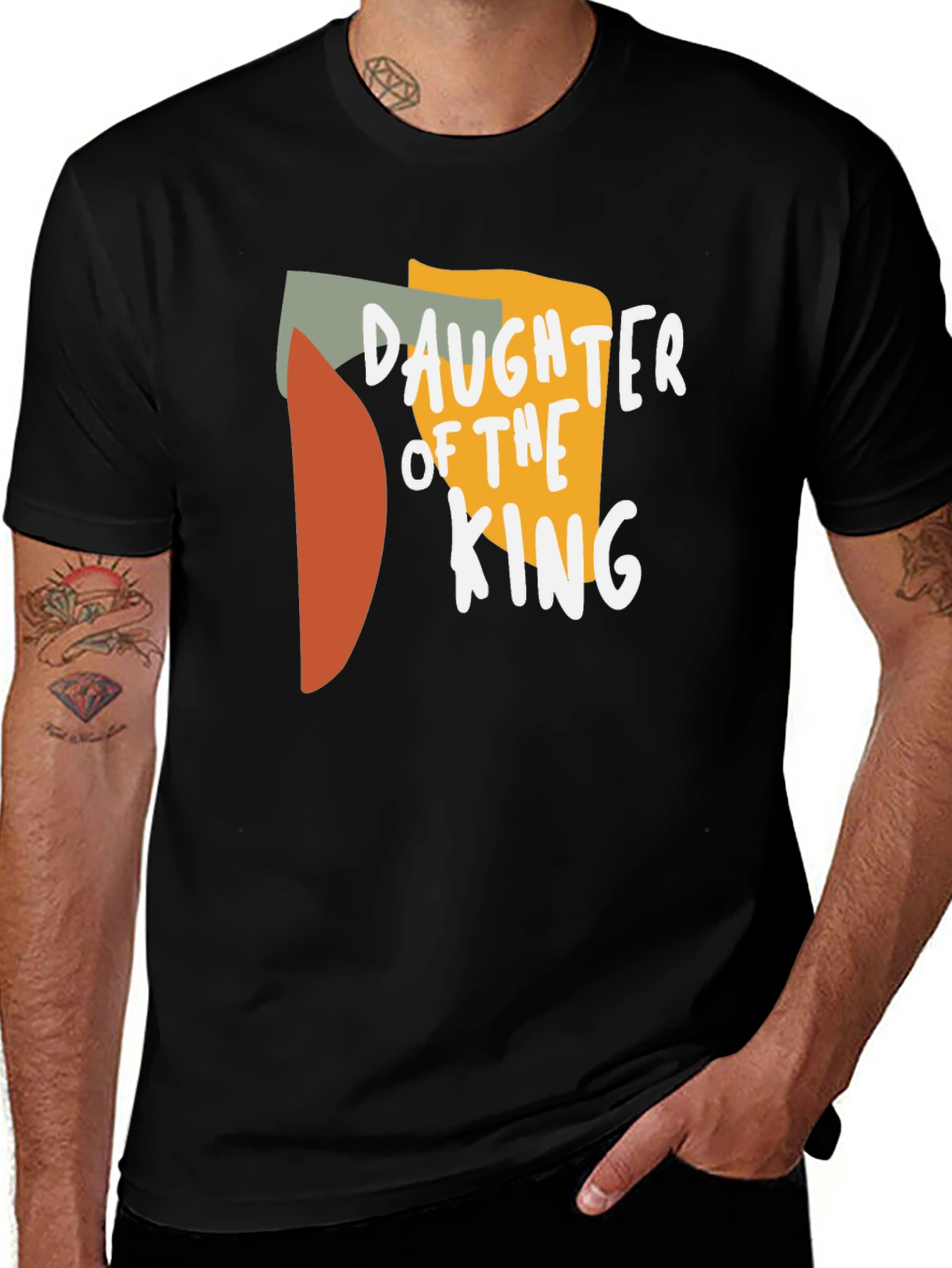 Black Daughter of the King Graphic T-Shirt - Black main image