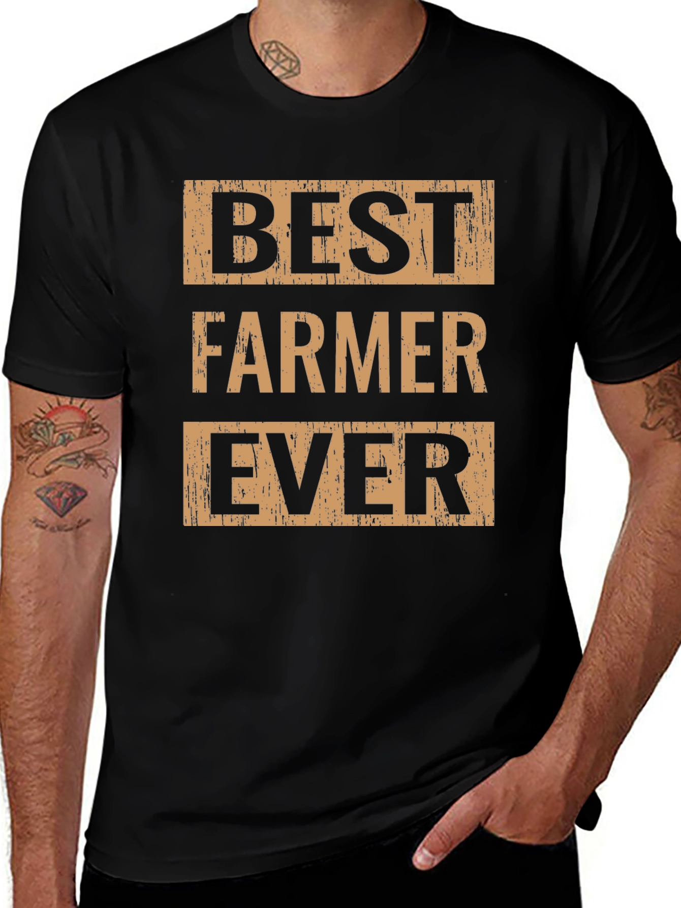 Variant 3 of Best Farmer Ever T-Shirt - Soft Cotton Tee