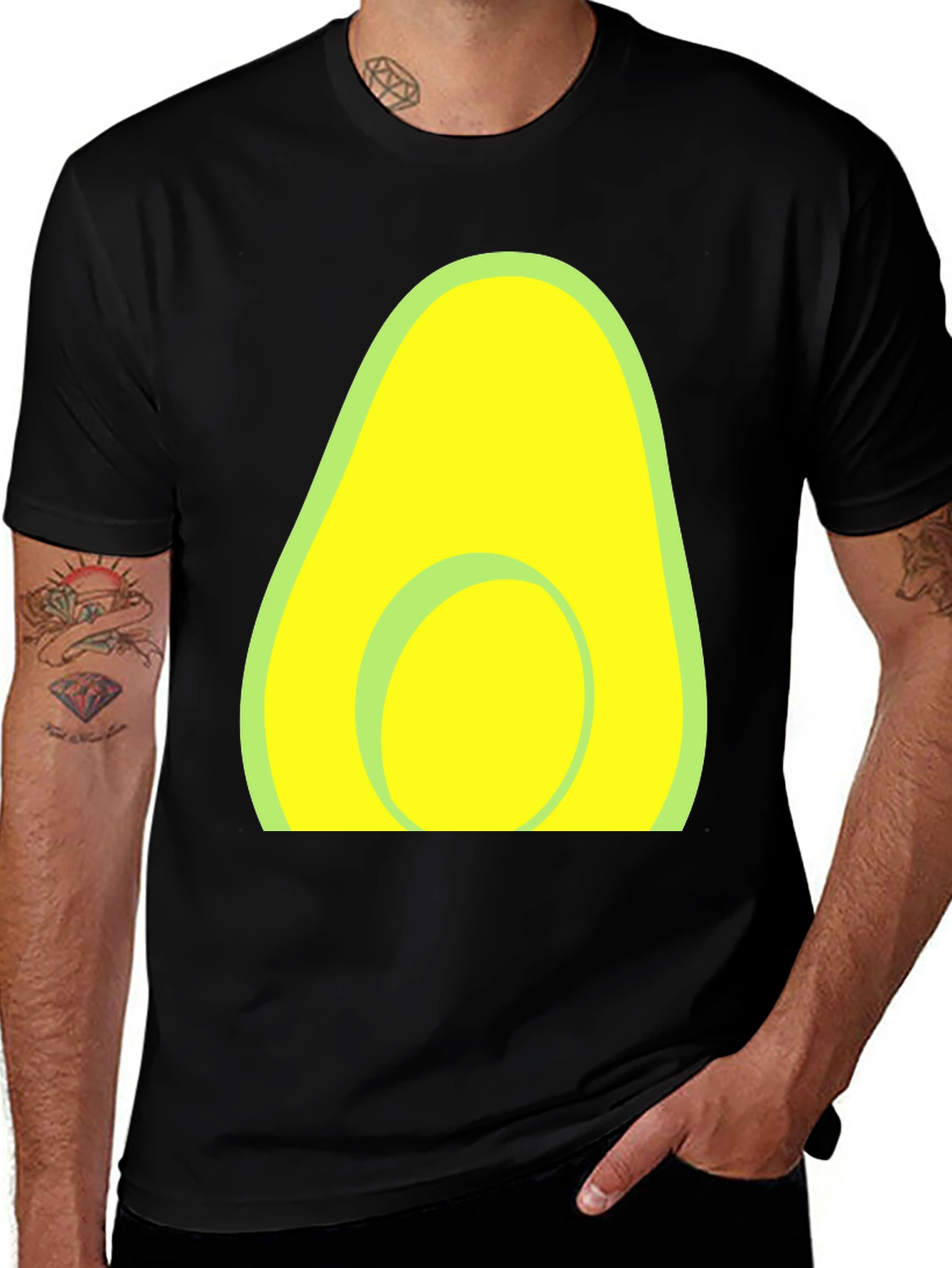 Variant 3 of Avocado Graphic Tee - Casual Comfort