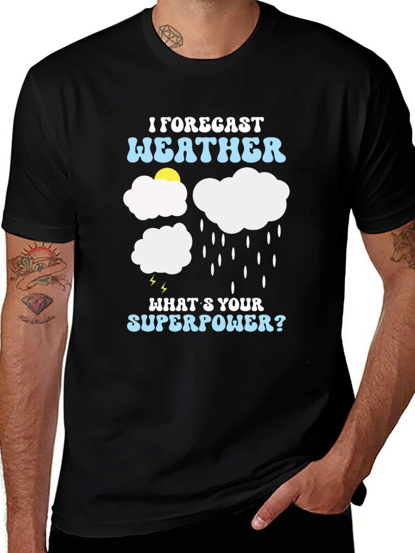 Variant 29 of Weather Forecaster Superpower T-Shirt
