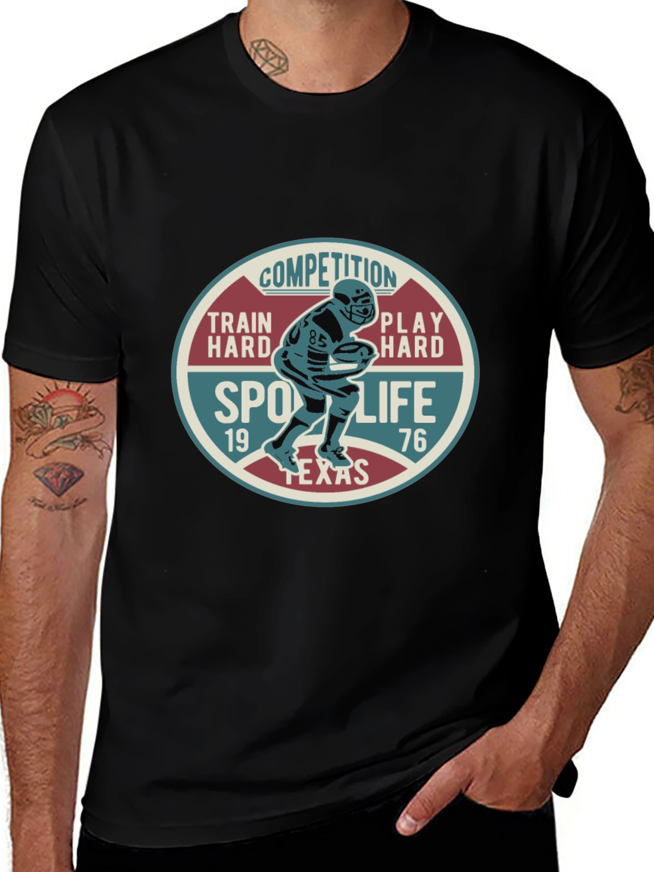 Variant 30 of Texas Sports Life Football T-Shirt