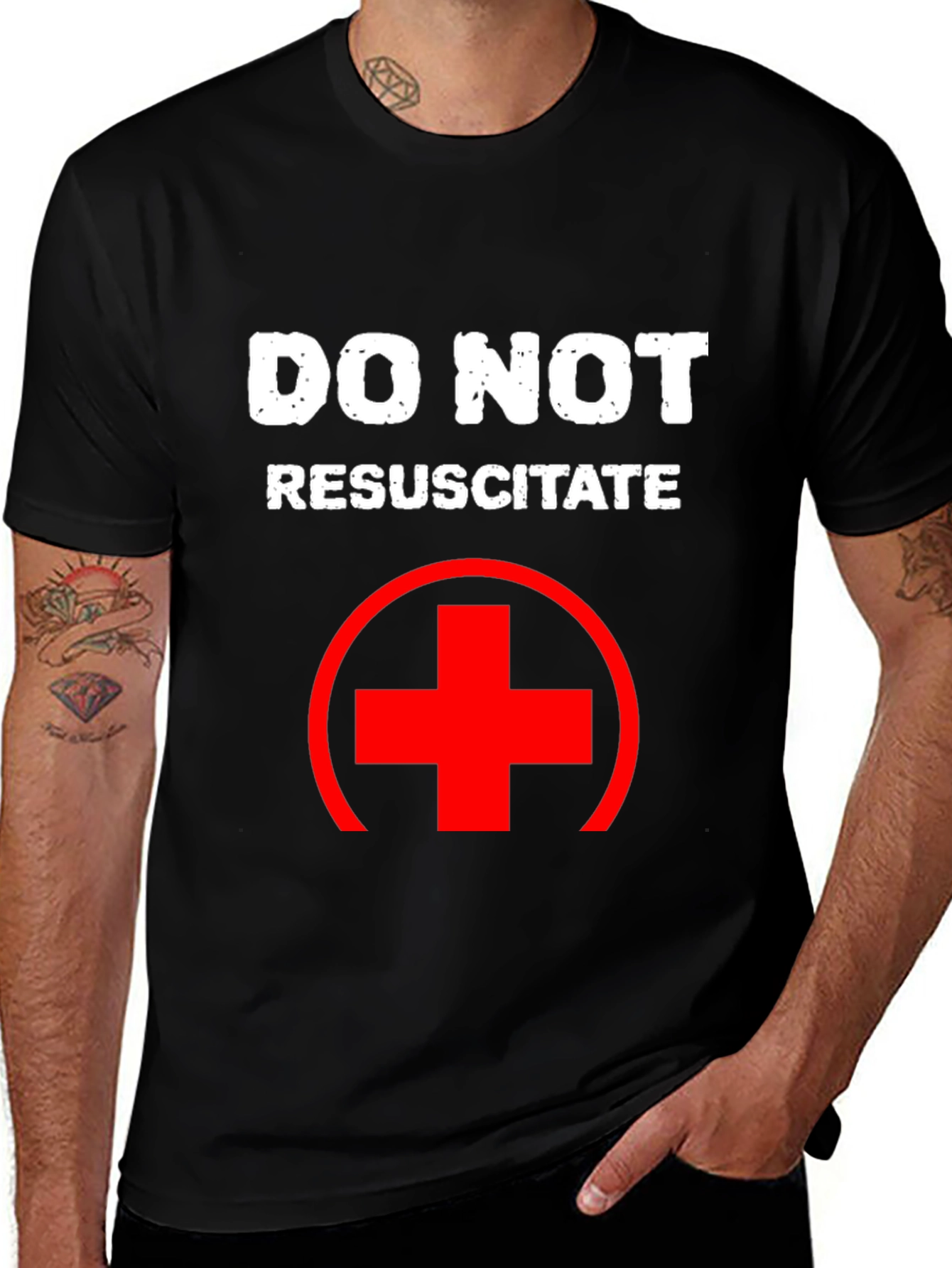 Variant 14 of Do Not Resuscitate Graphic Tee