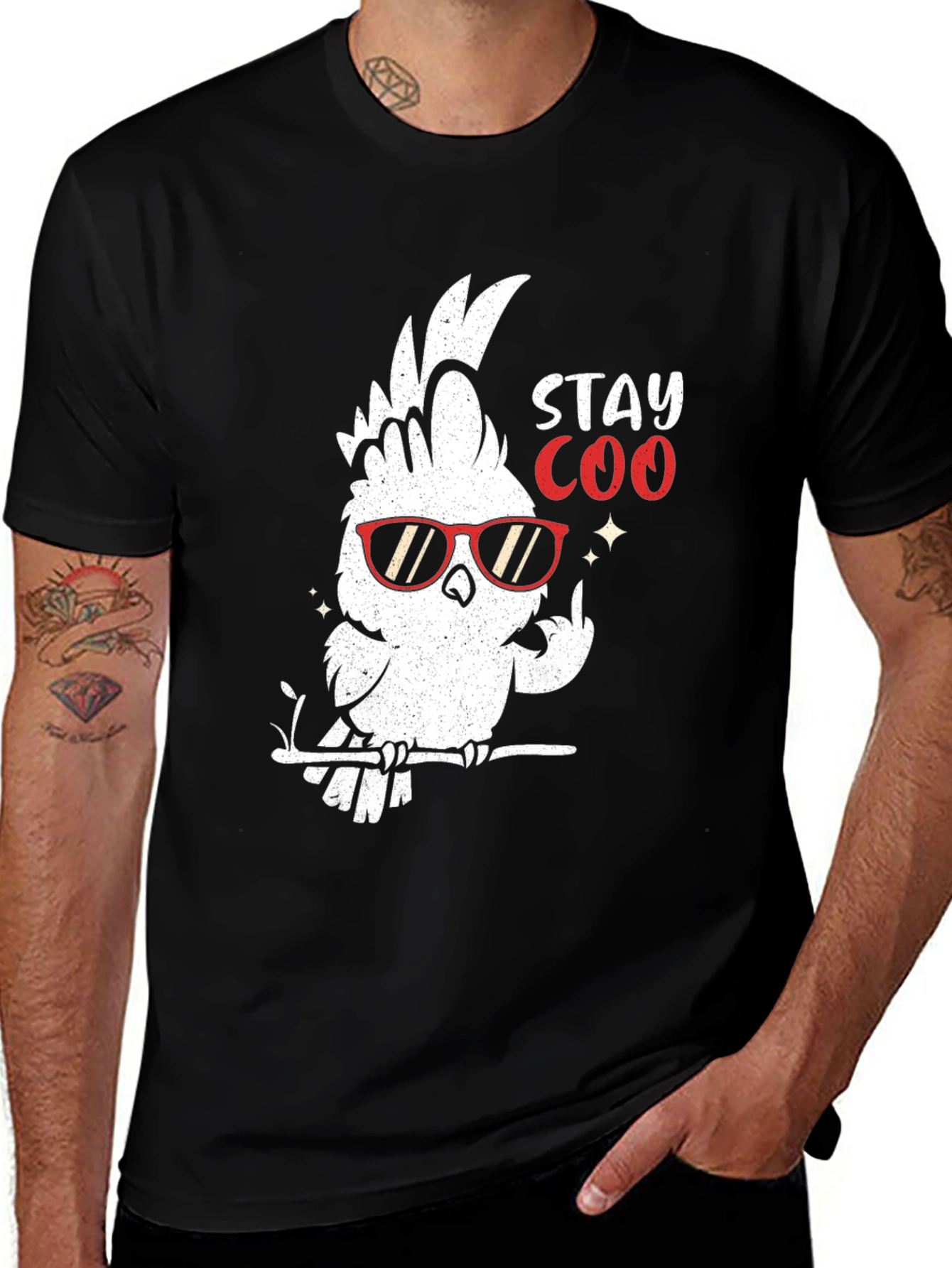 Variant 4 of Stay Cool Cockatoo T-Shirt