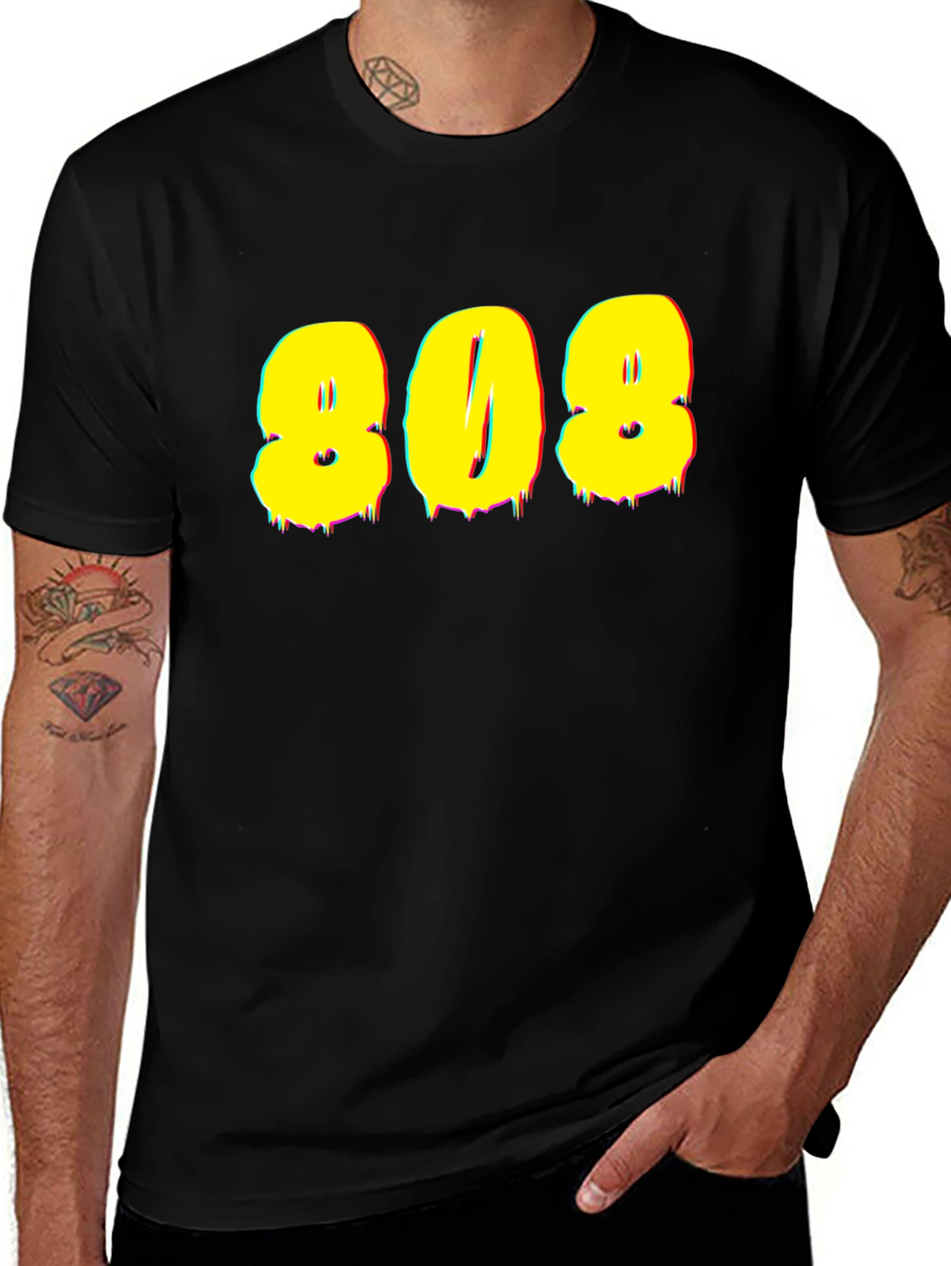 Variant 11 of 808 Graphic Tee - Bold Statement T-Shirt