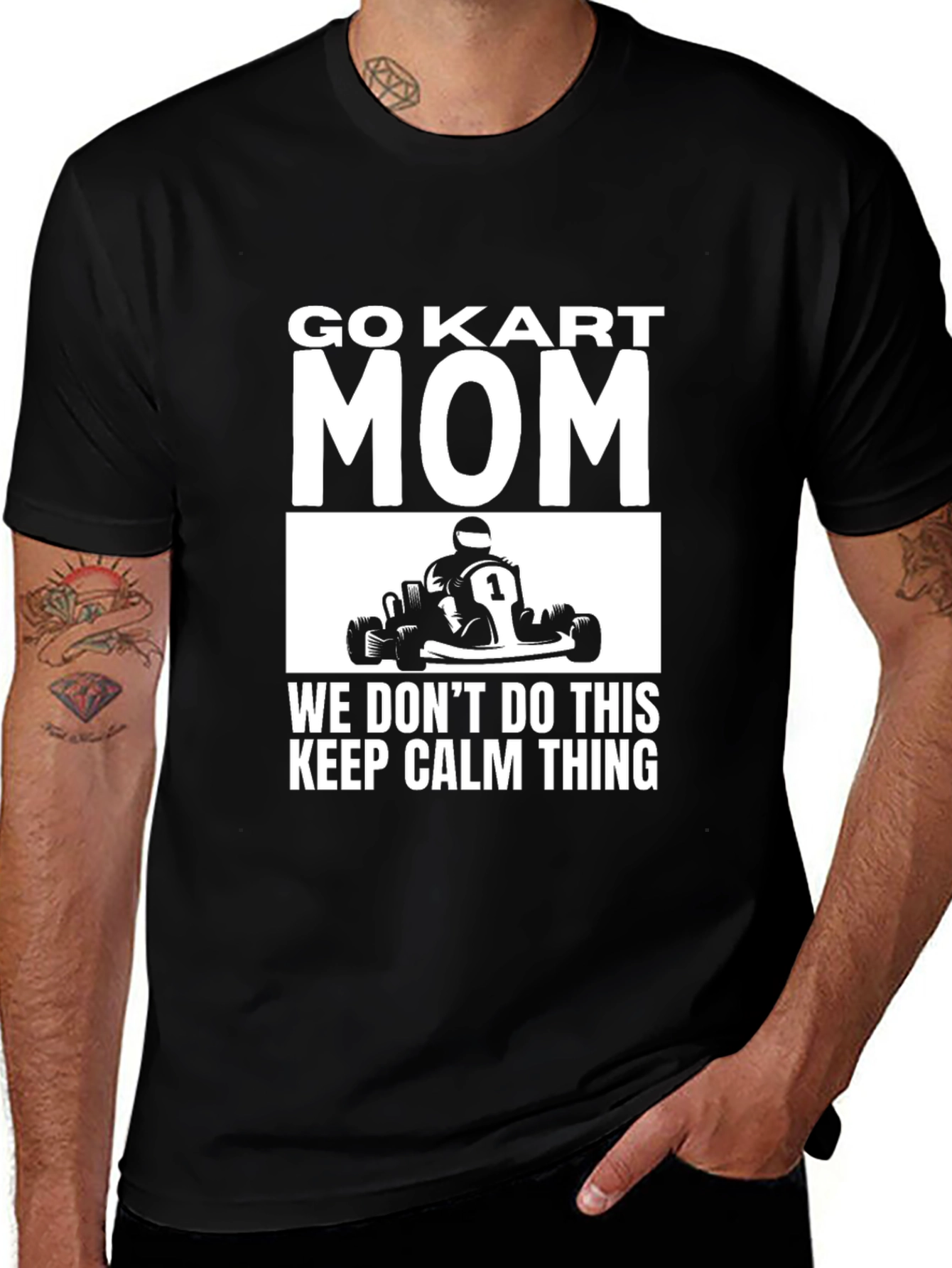 Variant 11 of Go Kart Mom T-Shirt - Racing Family Apparel